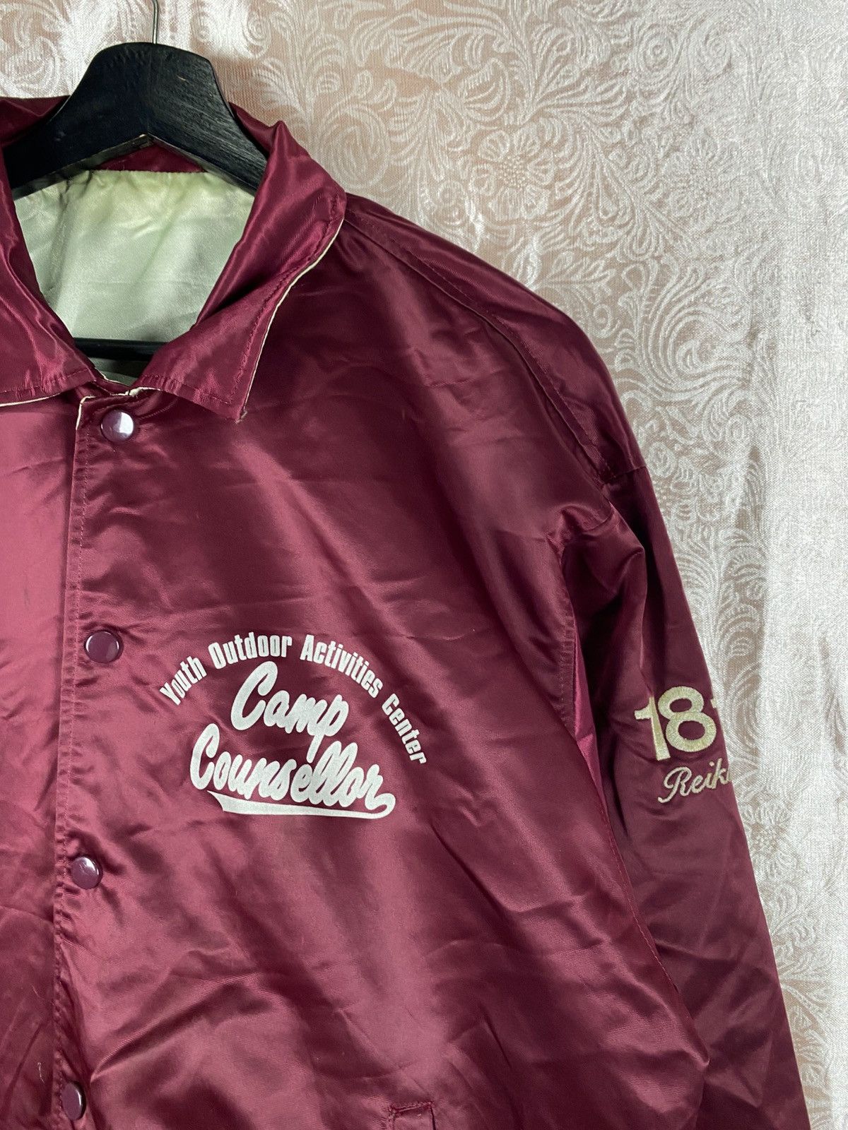 Vintage Vintage 90s VP Outerhouse Satin Coach Jacket Made in USA Size US L / EU 52-54 / 3 - 9 Thumbnail