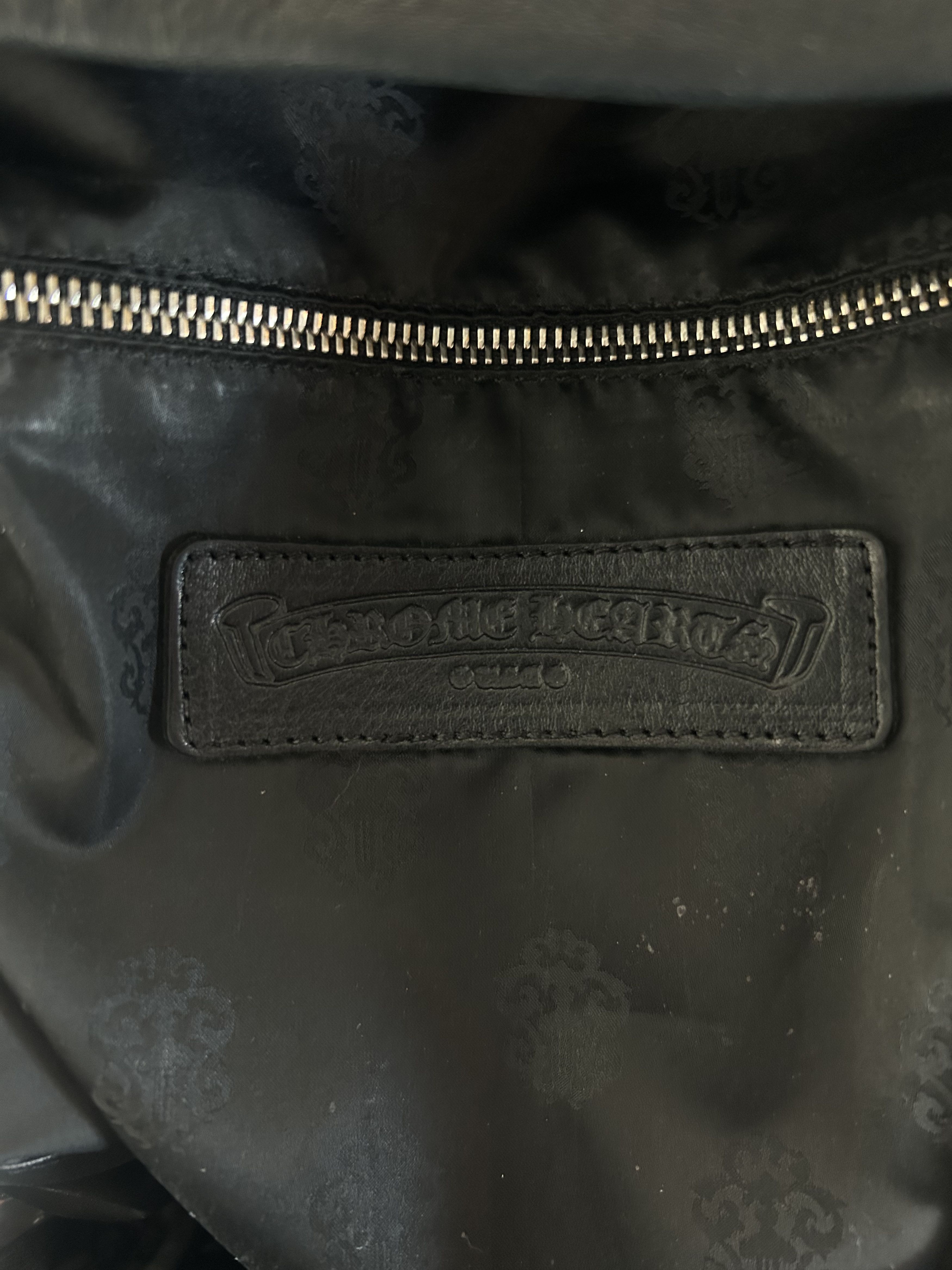 Chrome Hearts Chrome Hearts Black Nylon Cross Patch Parka Jacket Size US XL / EU 56 / 4 - 3 Thumbnail