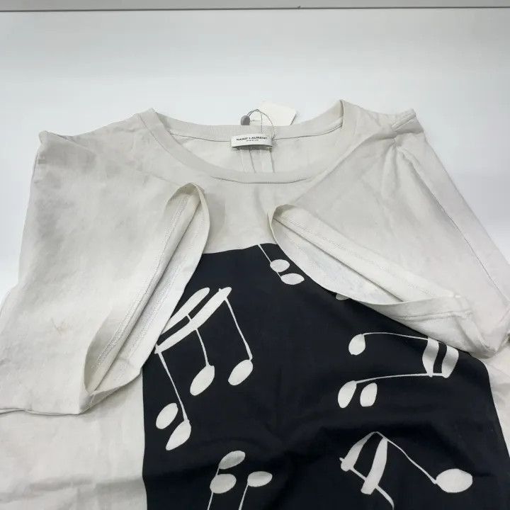 Saint Laurent Paris Yves Saint Laurent Printed Short Sleeve T-Shirt-2507 Size US M / EU 48-50 / 2 - 2 Thumbnail