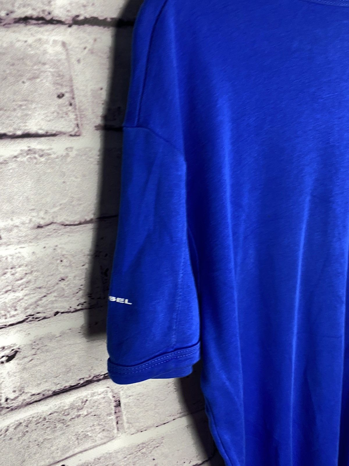 Diesel Vintage T-Shirt Men's Diesel overprint logo blue tee Size US XL / EU 56 / 4 - 6 Thumbnail