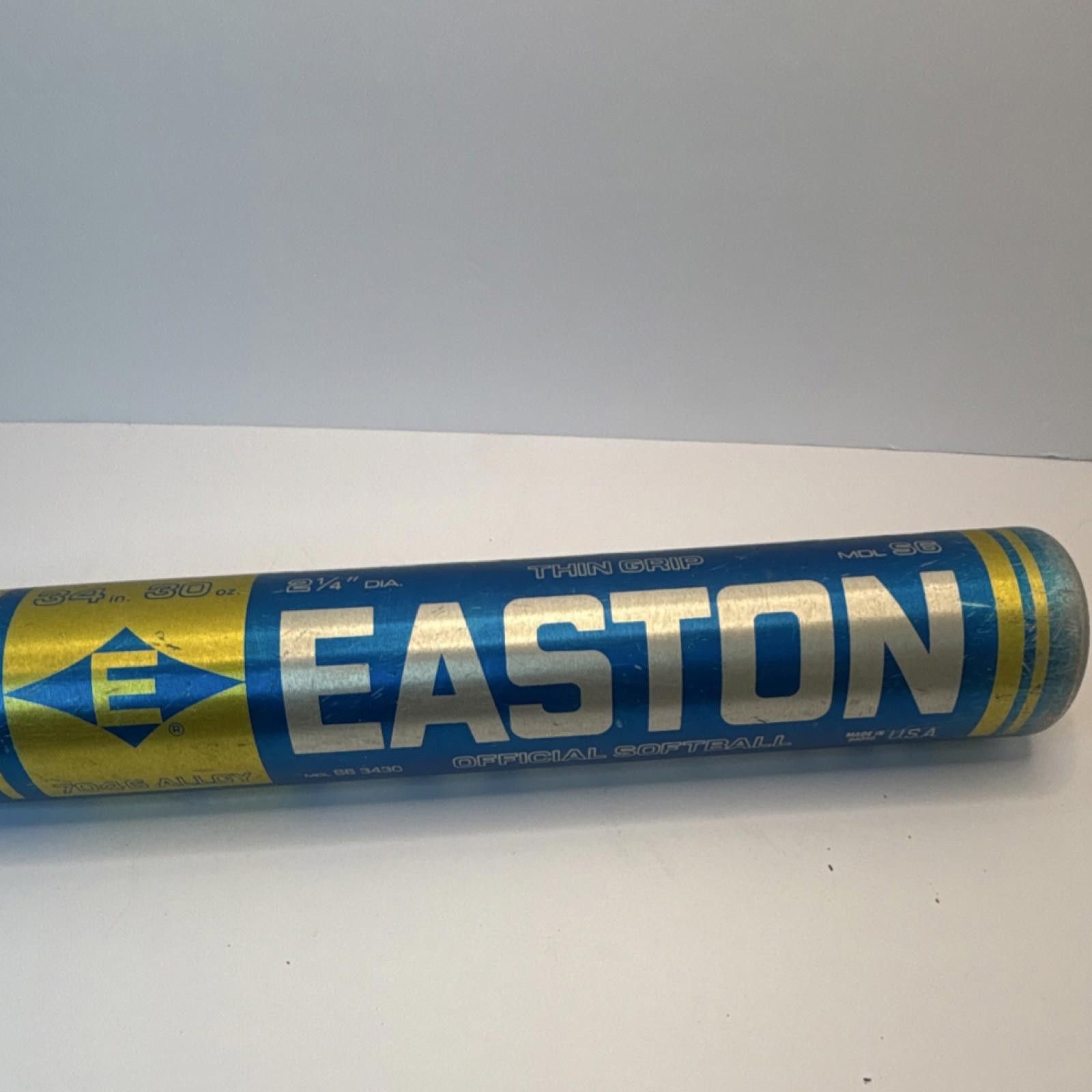 Eaton Easton Aluminum 34in 2 1/4in Thin Grip Adult Baseball Bat Size ONE SIZE - 6 Thumbnail