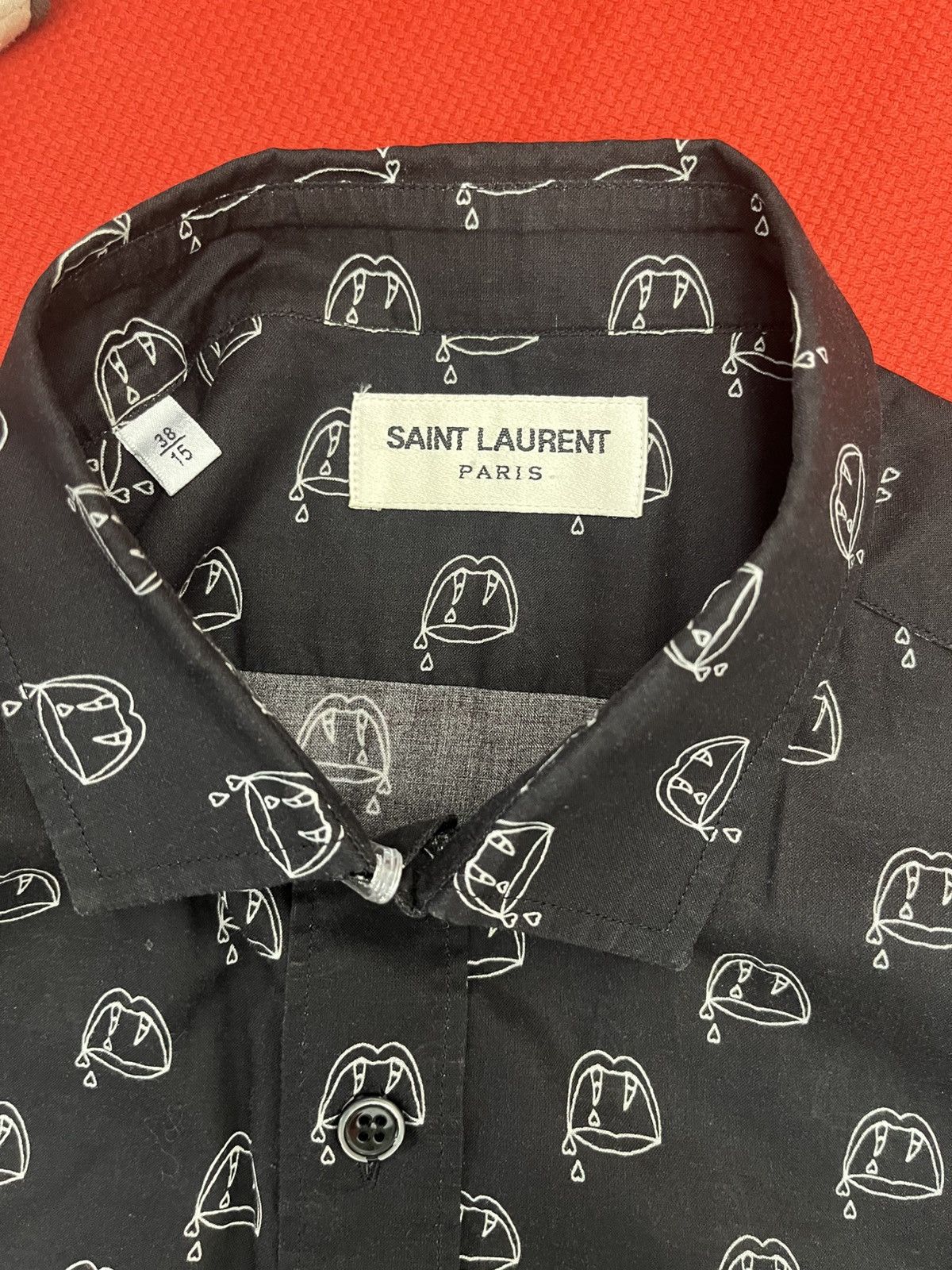 Saint Laurent Paris Shirt – Hedi Slimane Era – Sz 38