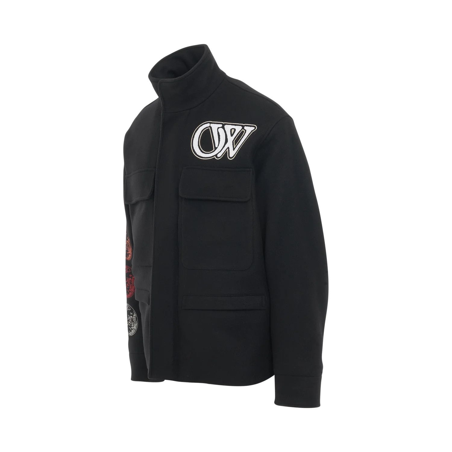 Off-White o1mris0824 Jacket in Black Size US M / EU 48-50 / 2 - 2 Thumbnail
