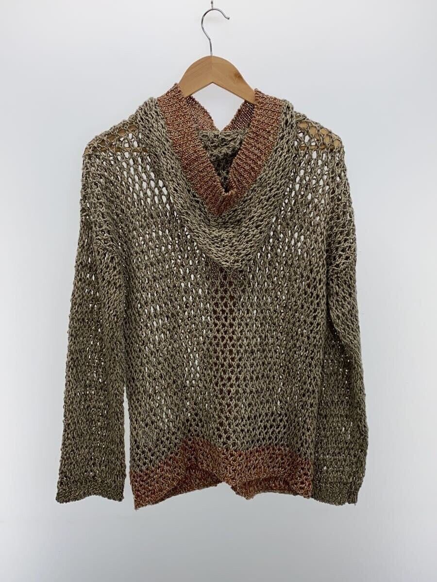 Kapital Fishnet Linen Stitch Knit Hoodie Size US L / EU 52-54 / 3 - 2 Thumbnail