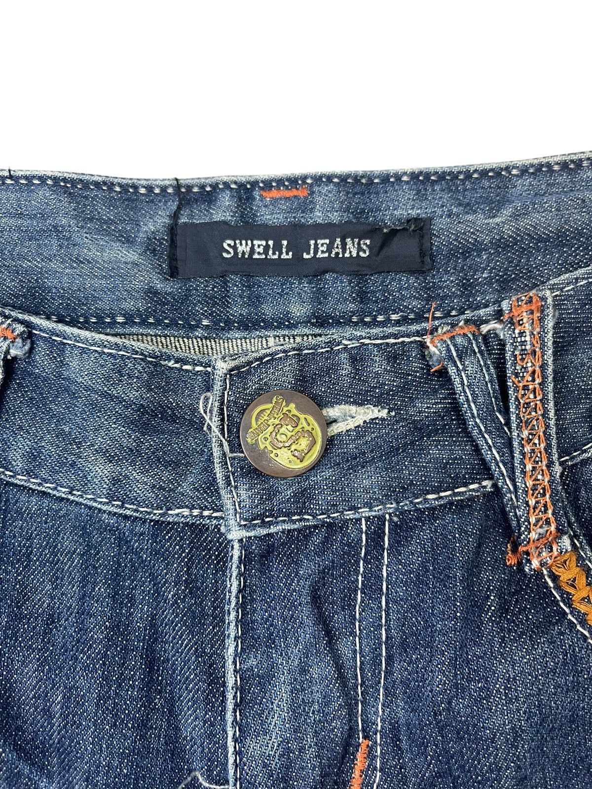 Japanese Brand Vintage Swell Jeans Style By L.B.D Flare Jeans Size 28" / US 6 / IT 42 - 7 Thumbnail