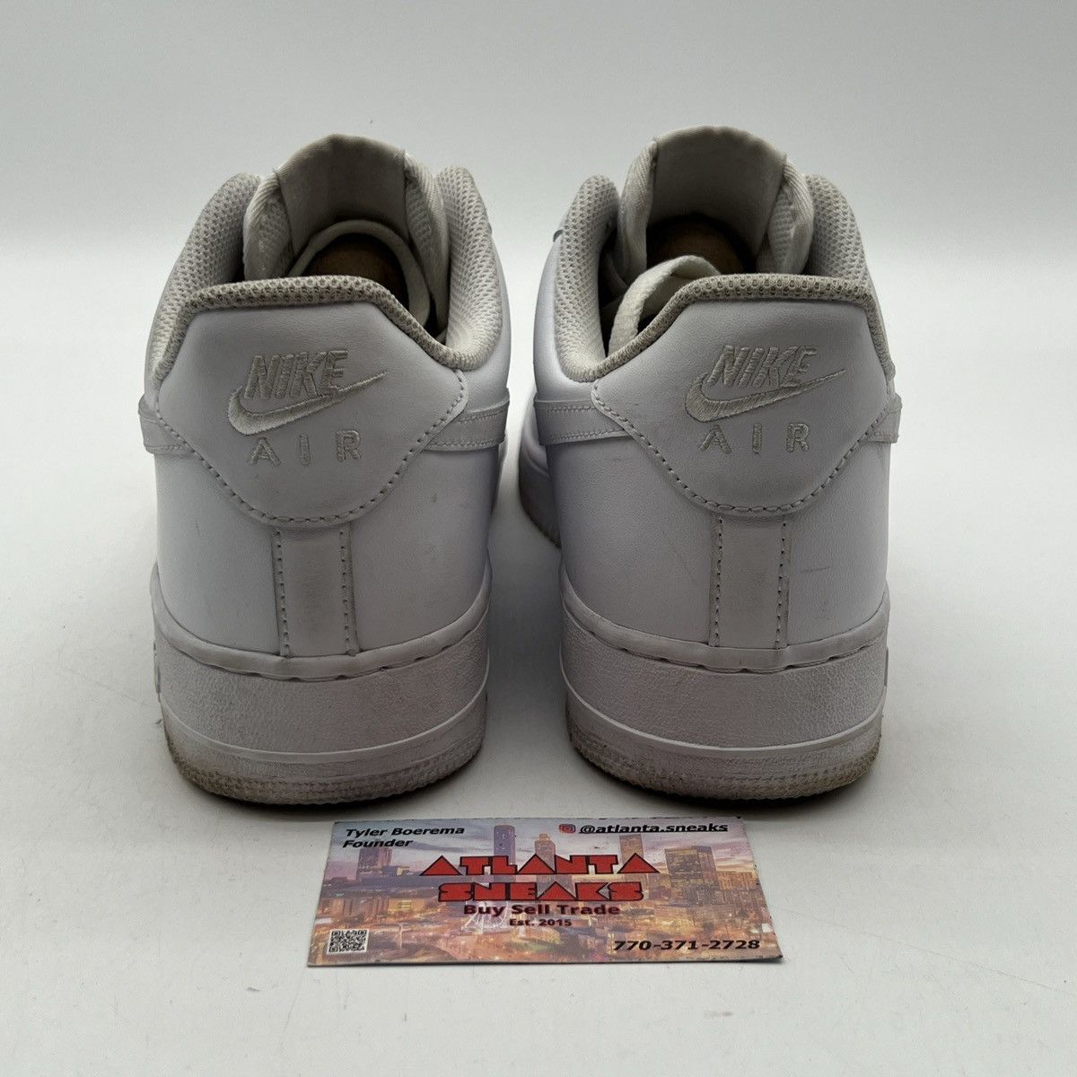 Nike Wmns Air Force 1 07 triple white Size US 10.5 / EU 43-44 - 3 Thumbnail