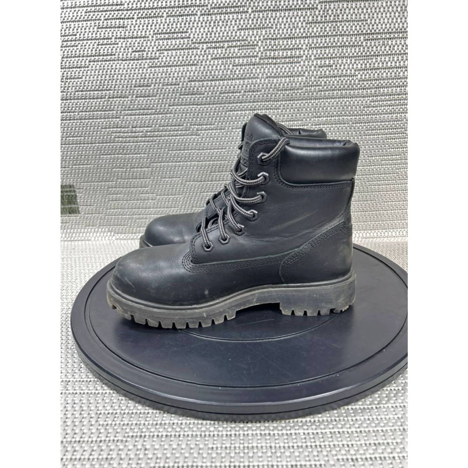 Timberland Timberland PRO Boot Womens Size 5.5 M Direct Attach Steel Toe Work Black Leather Shoes Size US 6 / IT 36 - 4 Thumbnail
