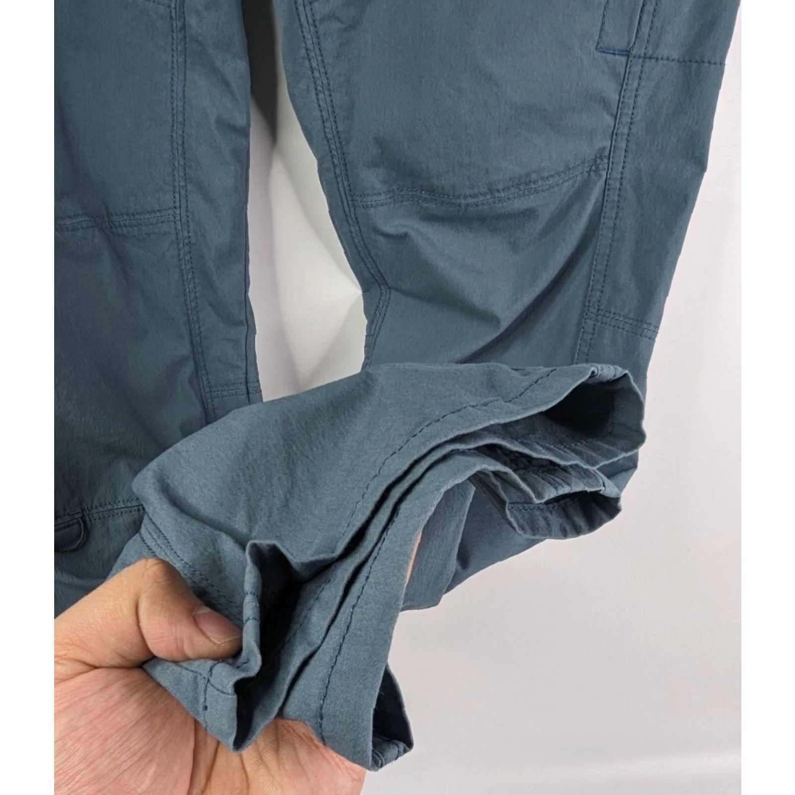 Vintage KUHL Spire Roll Up Pants/Capris Blue 0R Women Pants Roll-Up Outdoor 6279 Size 25" / US 0 / IT 36 - 3 Thumbnail