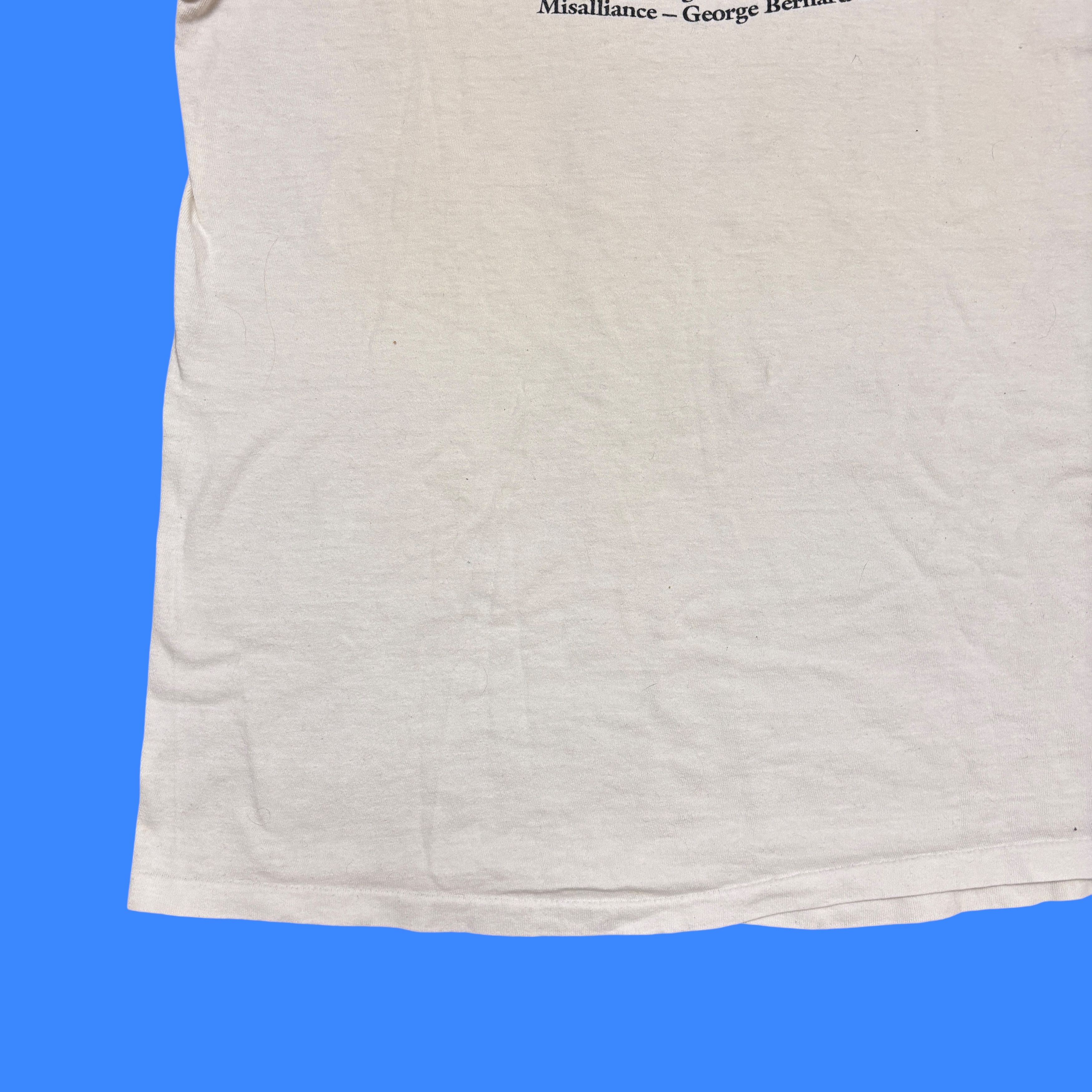 Vintage Vintage 80s T Shirt Single Stitch Bertolt Brecht Art Theatre Size US L / EU 52-54 / 3 - 21 Thumbnail