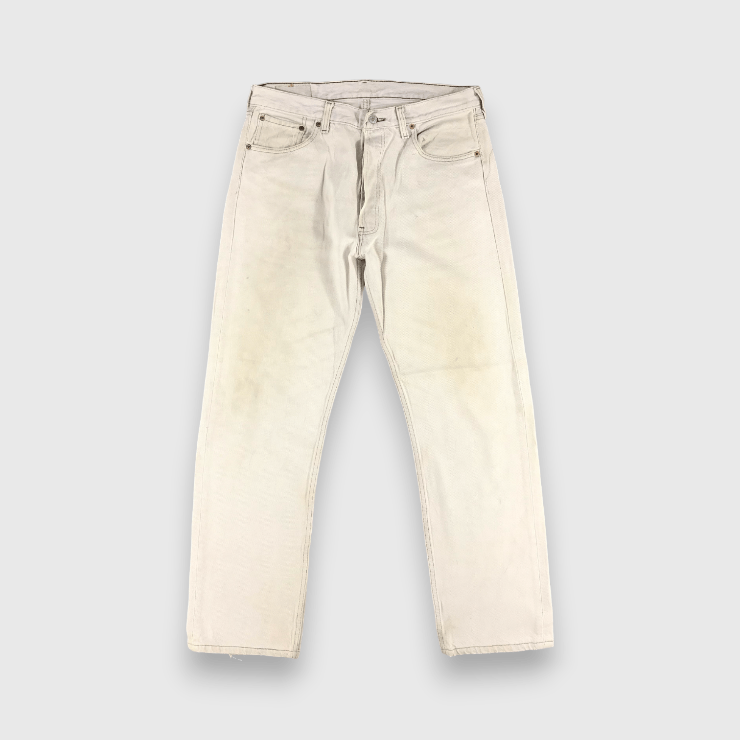 90s Vintage Light Wash Levis 501 Jeans-J1551