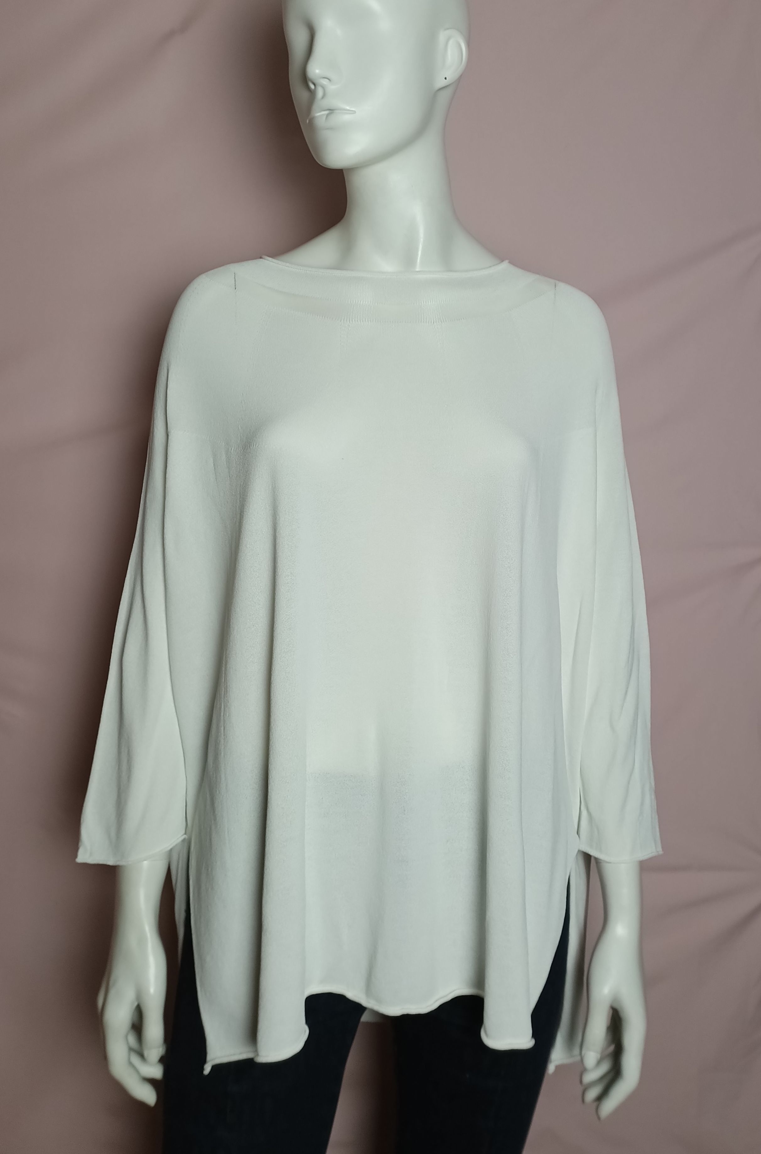 Annette Gortz Annette Gortz White Pullover Oversized Sweater Size M / US 6-8 / IT 42-44 - 1 Thumbnail
