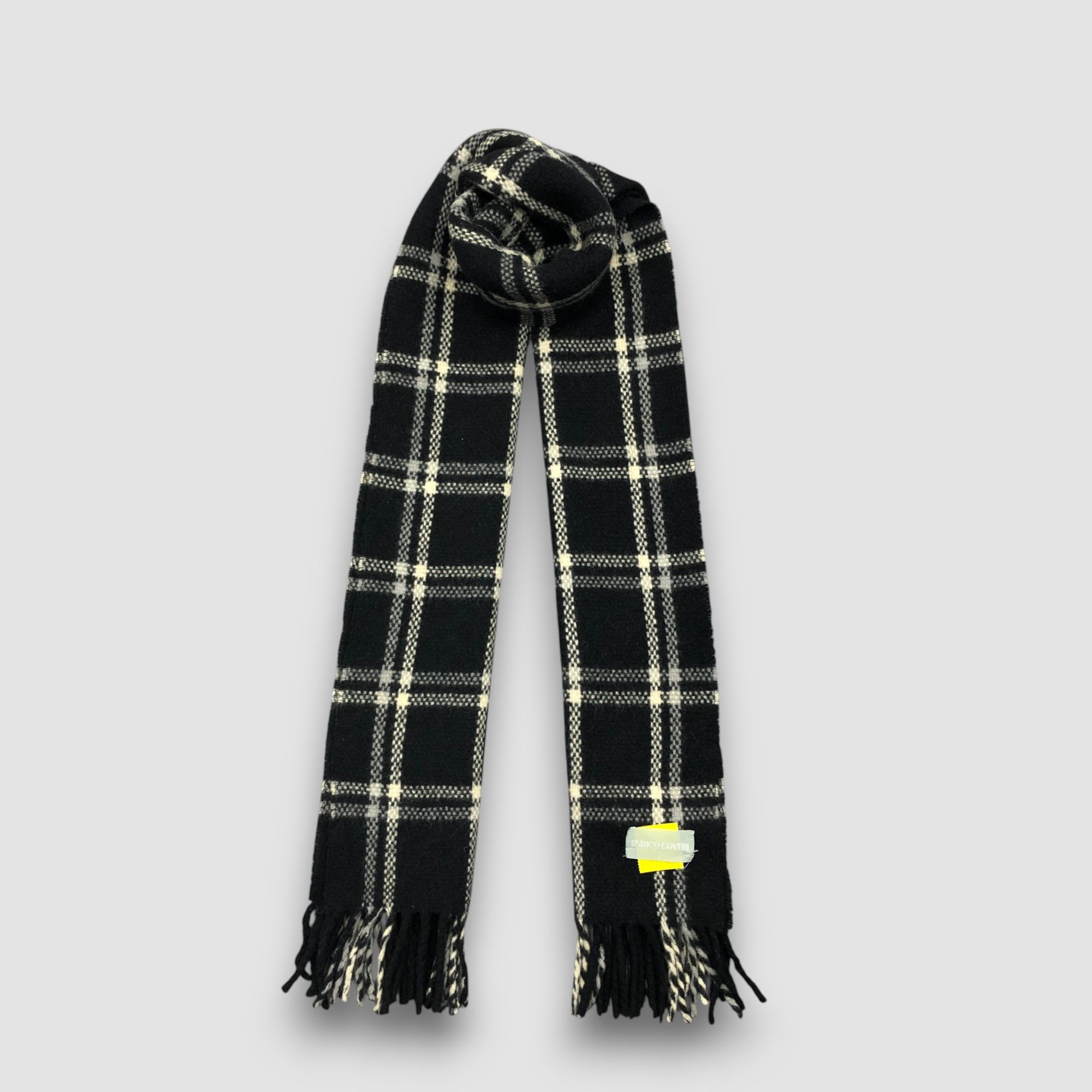 Enrico Coveri Vintage Enrico Coveri Scarf Muffler Wool Cashmere Scarves Size ONE SIZE - 1 Thumbnail