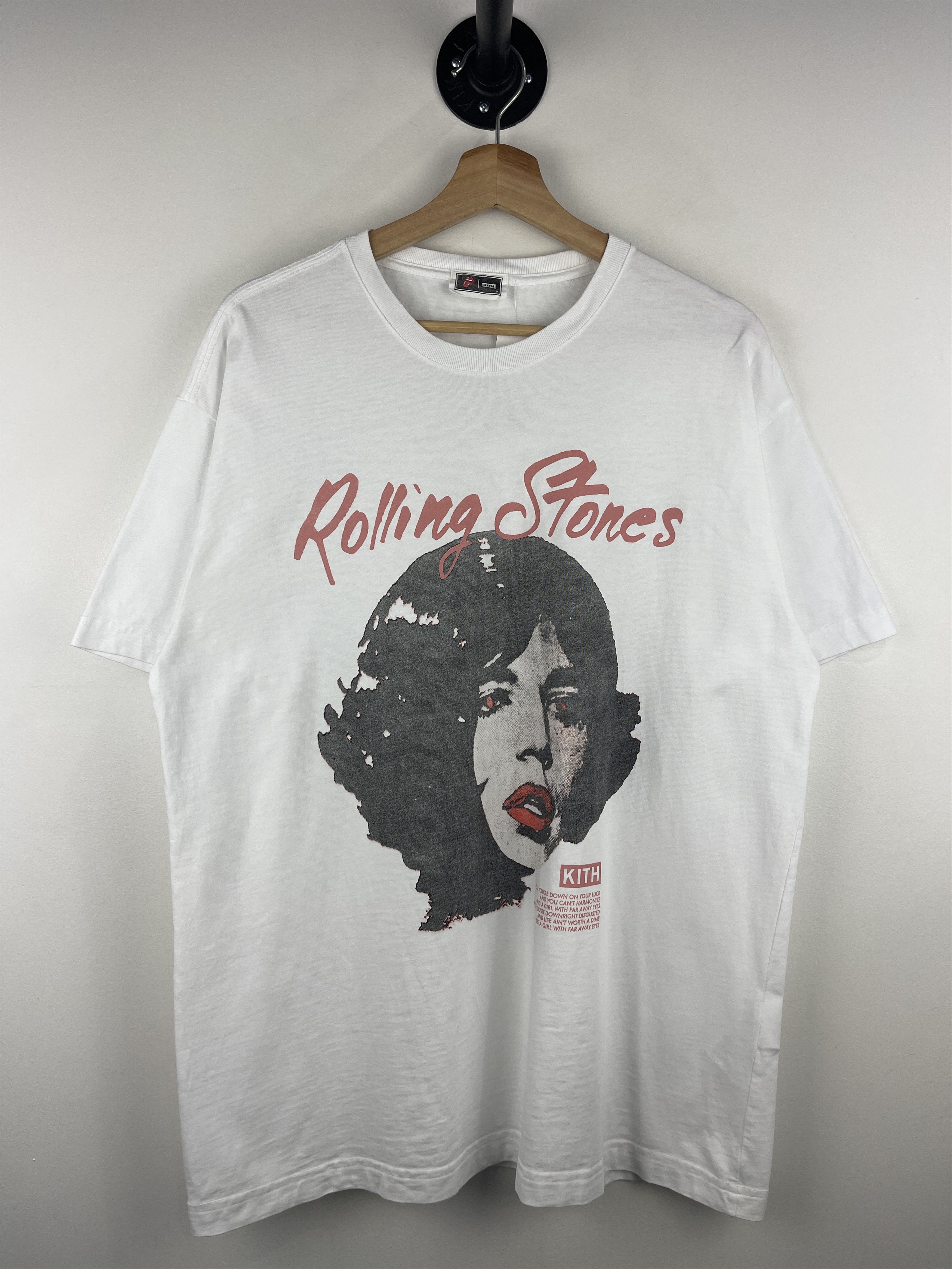 Kith Rolling Stones Far Away Eyes White Tee