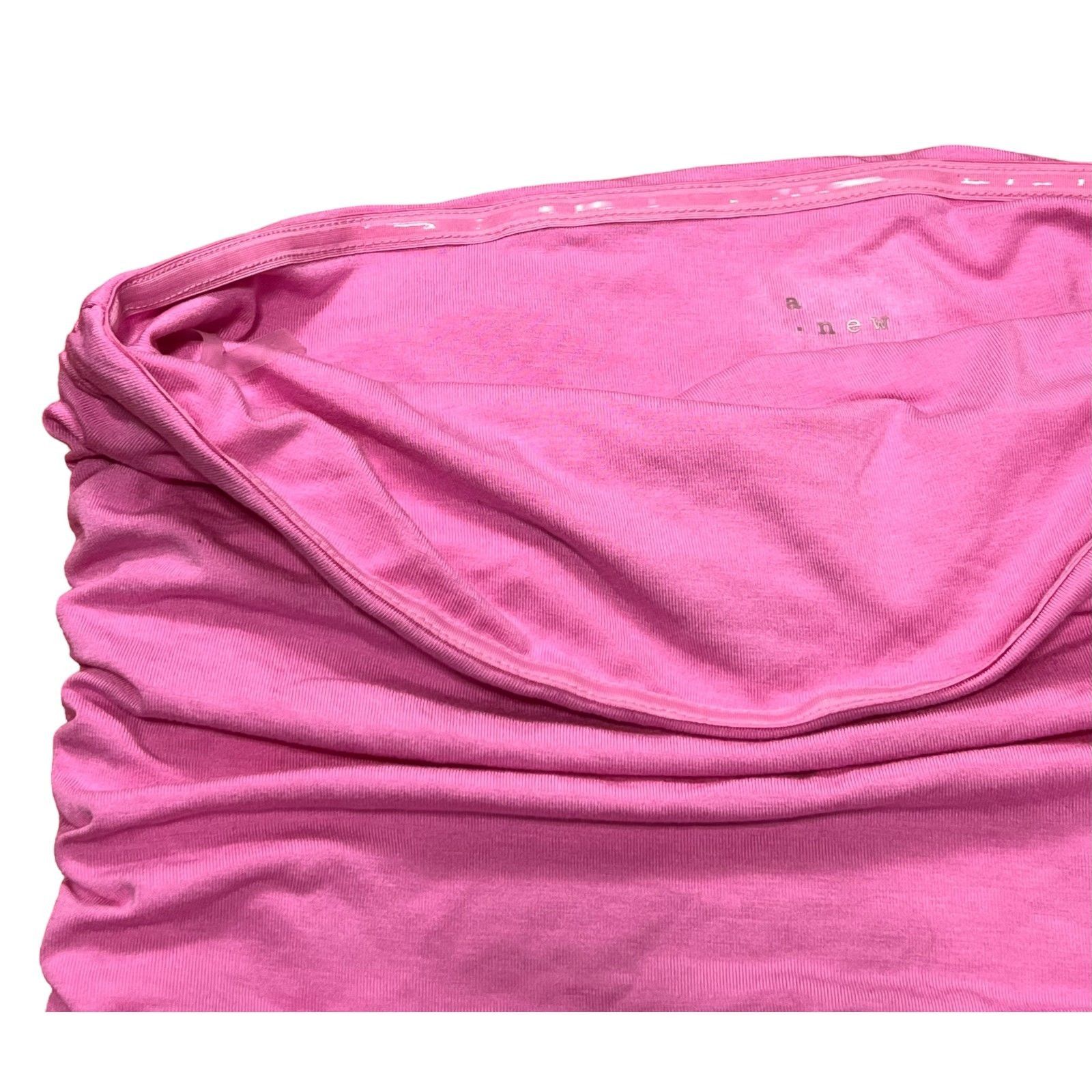 Other A New Day - Women's Slim Fit Ruched Tube Top Pink - XXS Size ONE SIZE - 14 Thumbnail
