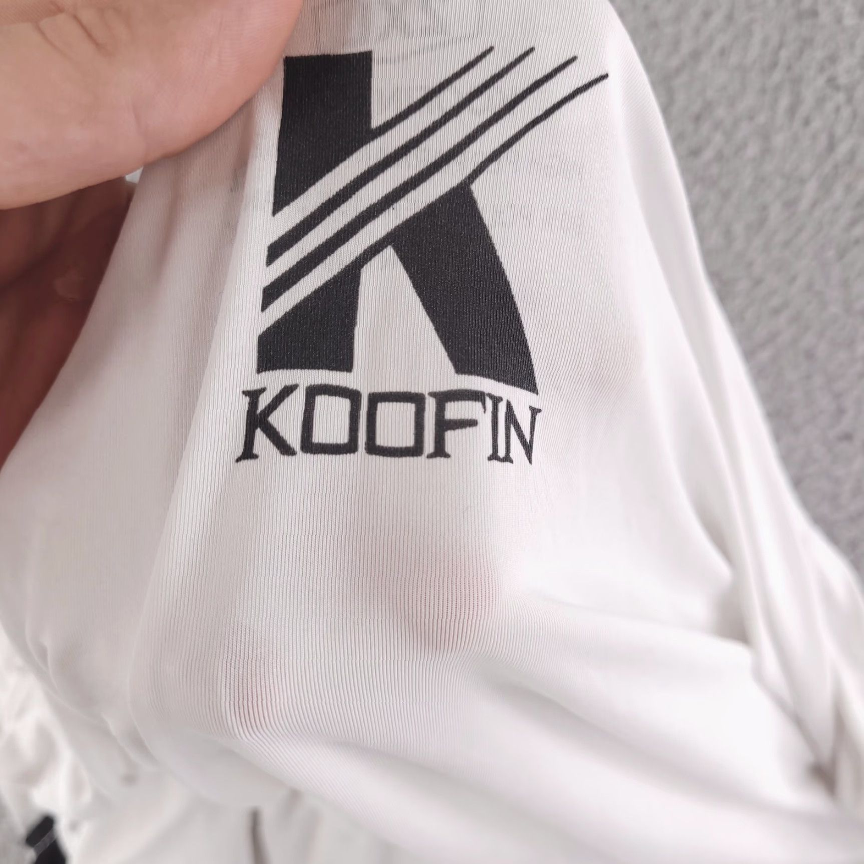 Vintage Koofin Shirt Mens 2XL White Fishing Long Sleeve Performance Gear Stretch Baggy Size US XXL / EU 58 / 5 - 6 Thumbnail