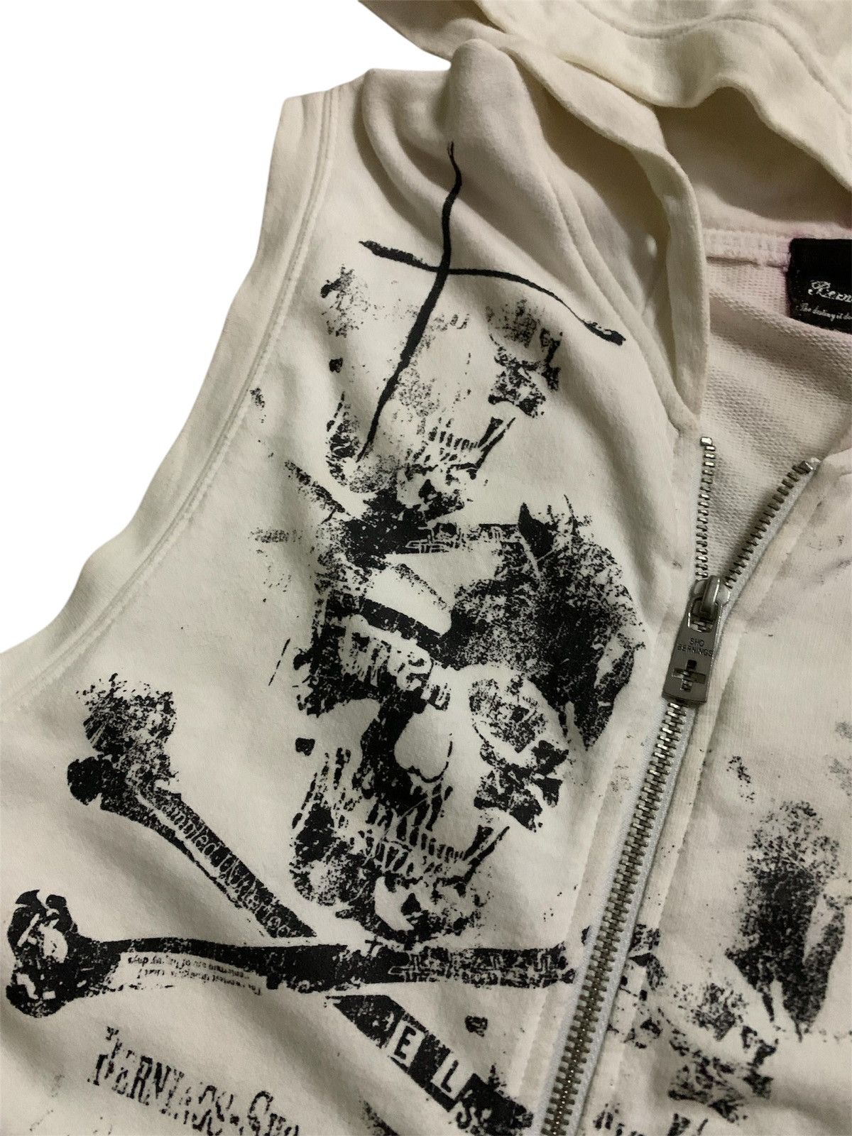 Hysteric Glamour 💥Japanes Gothic Bernings Sho Skull Tank Top Hoodie Size US M / EU 48-50 / 2 - 4 Thumbnail