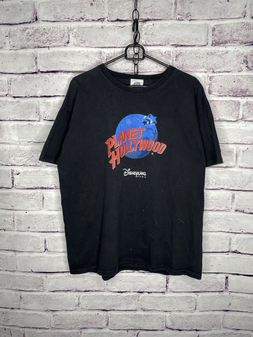 Disney MENS Vintage Walt Disney world Planet Hollywood shirt Size US XL / EU 56 / 4 - 1 Thumbnail