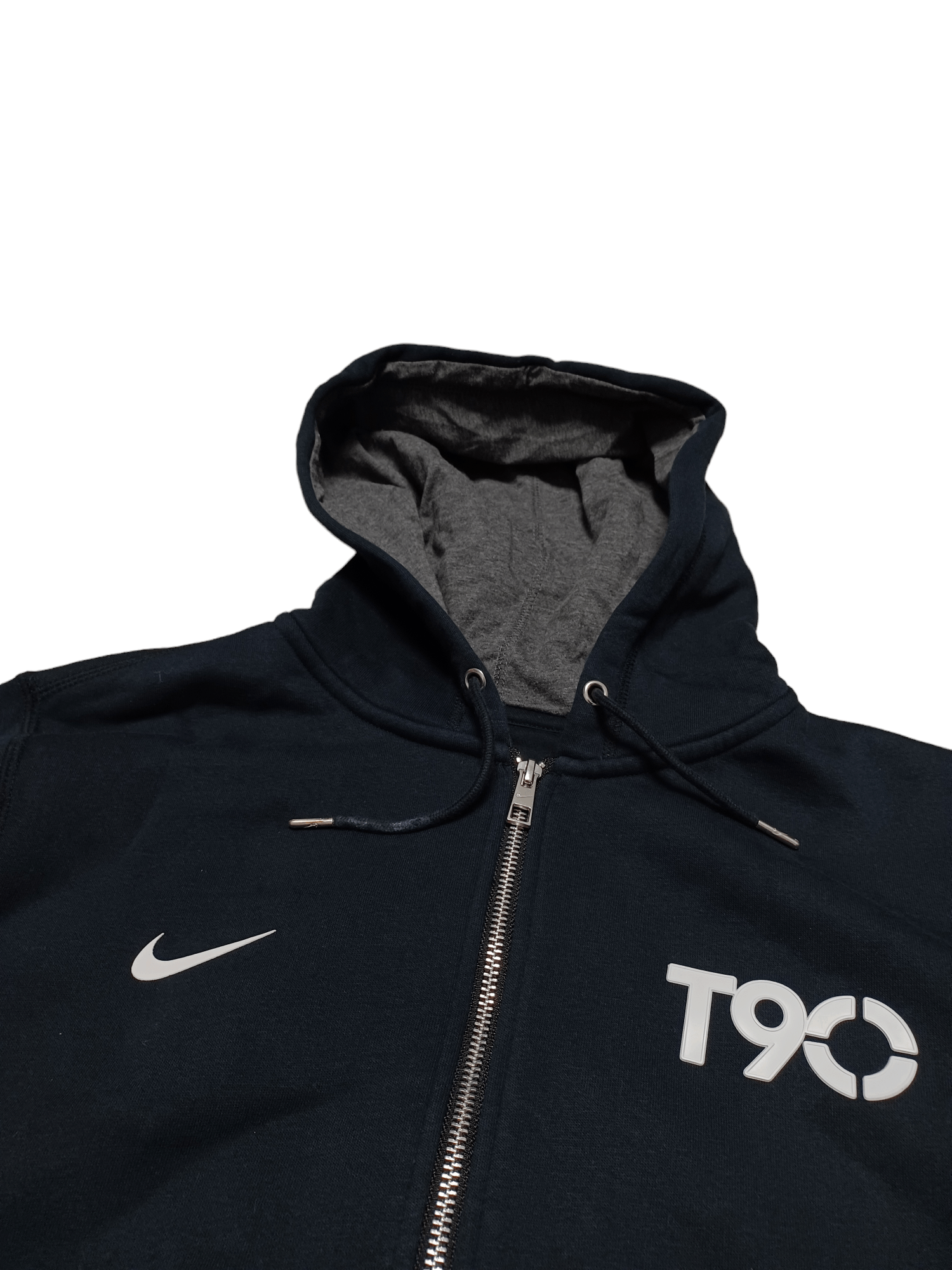 Nike NIKE TOTAL 90 2011 VINTAGE ZIP HOODIE ON FLEECE SOCCER Size US L / EU 52-54 / 3 - 3 Thumbnail