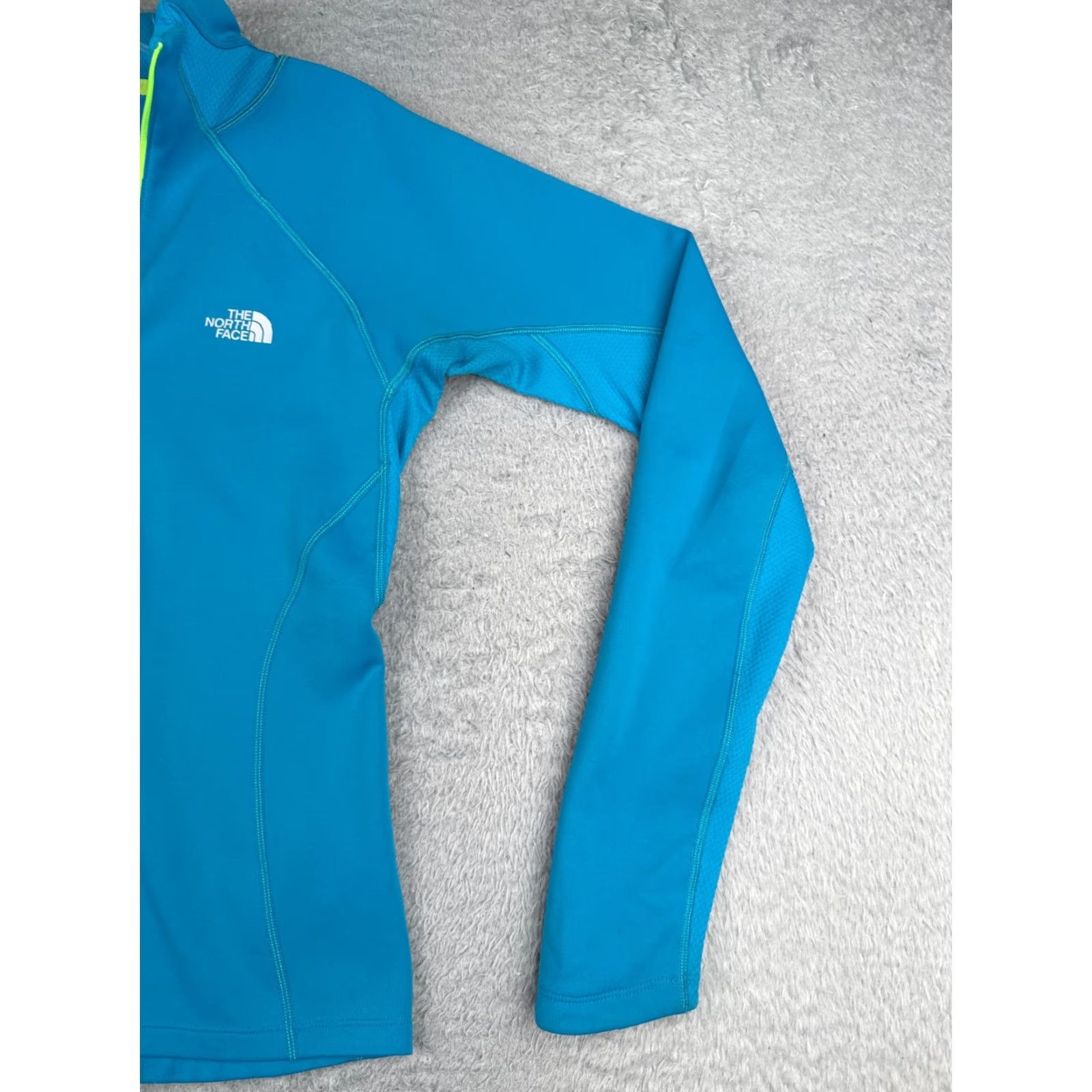 The North Face The North Face Sweatshirt Women Small Blue 1/4 Zip Pullover 100% Polyester FlashDry Size S / US 4 / IT 40 - 2 Thumbnail