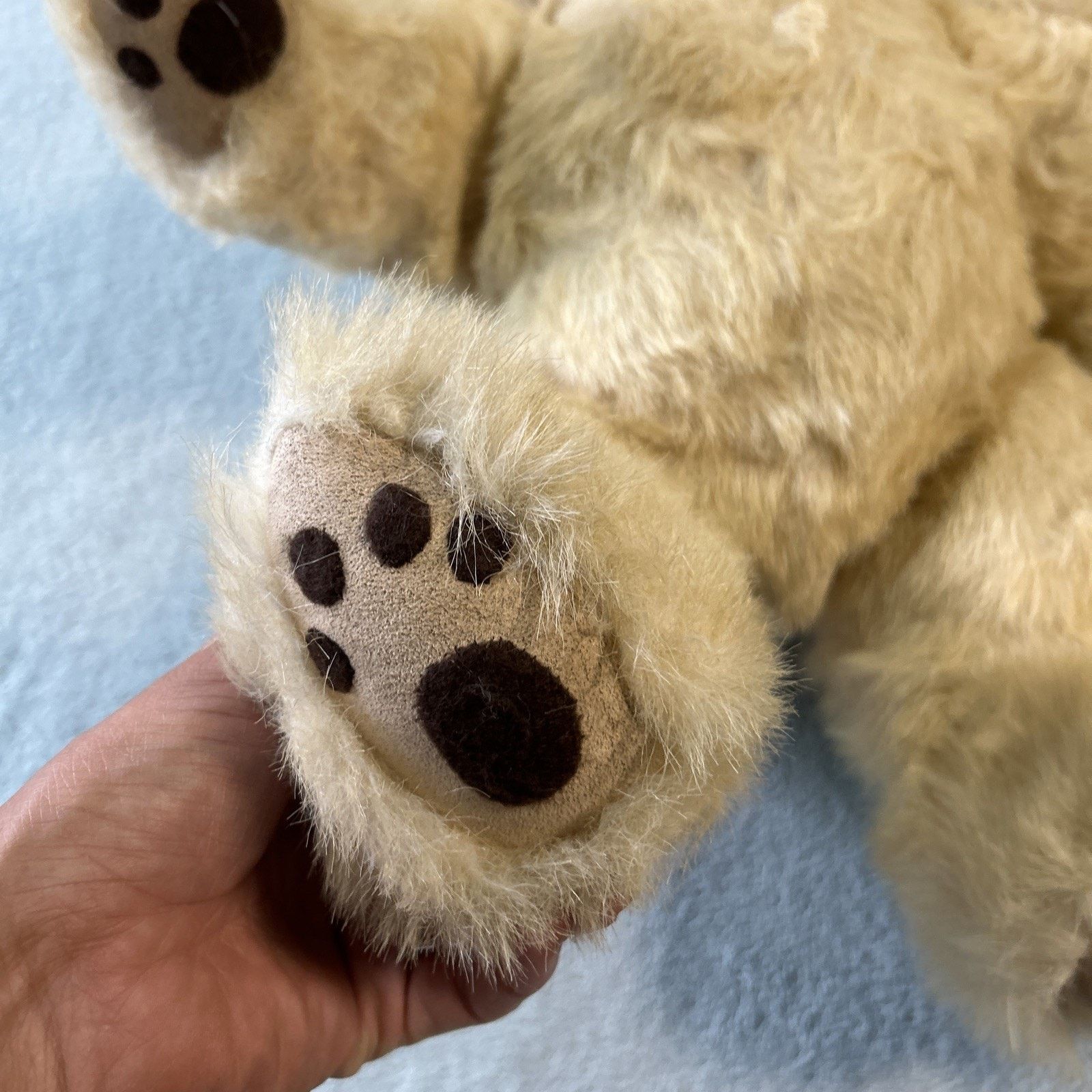 Polo Ralph Lauren VINTAGE STEIFF WHITE MOHAIR TEDDY BEAR LONG F EAR BUTTON 20" Size ONE SIZE - 12 Thumbnail