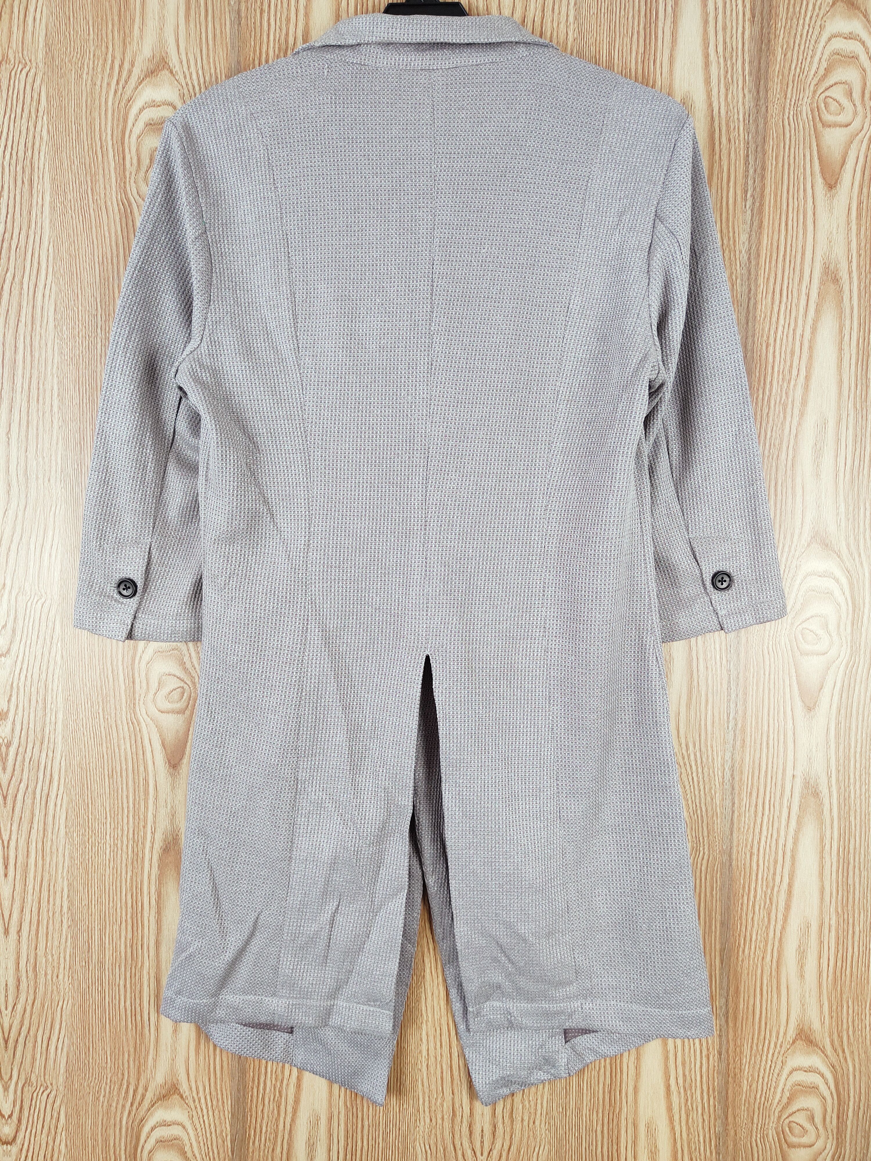 Tornado Mart × Vintage Vintage Design Tornado Mart Gray Long Blazers Size M / US 6-8 / IT 42-44 - 7 Thumbnail