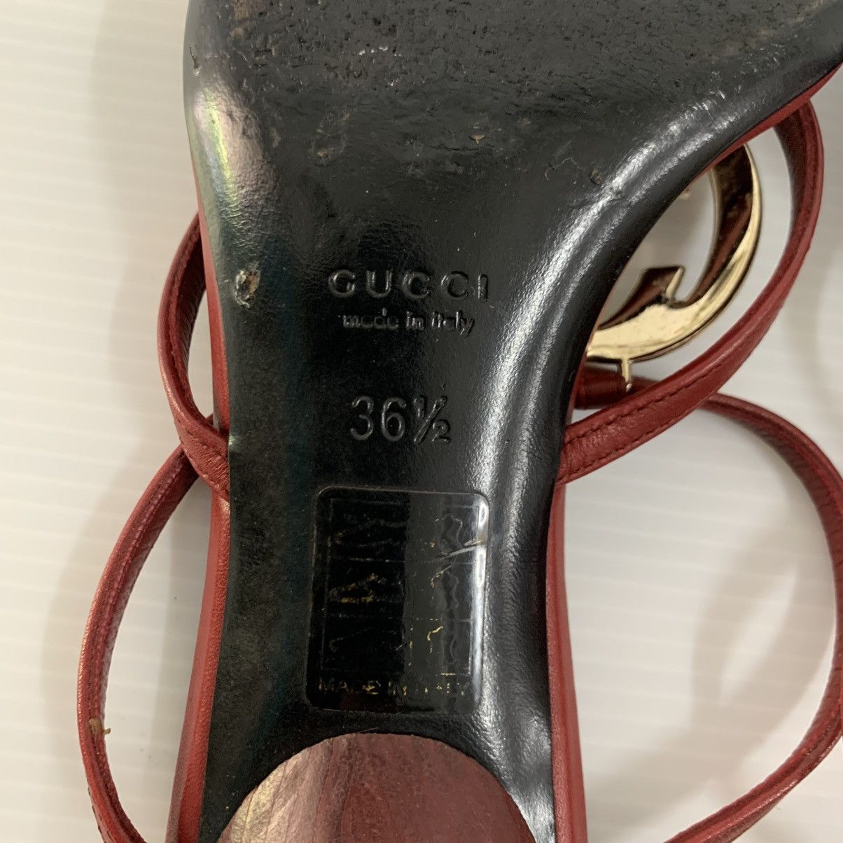 Gucci Gucci GG Logos Leather Heels Size US 6.5 / IT 36.5 - 6 Thumbnail