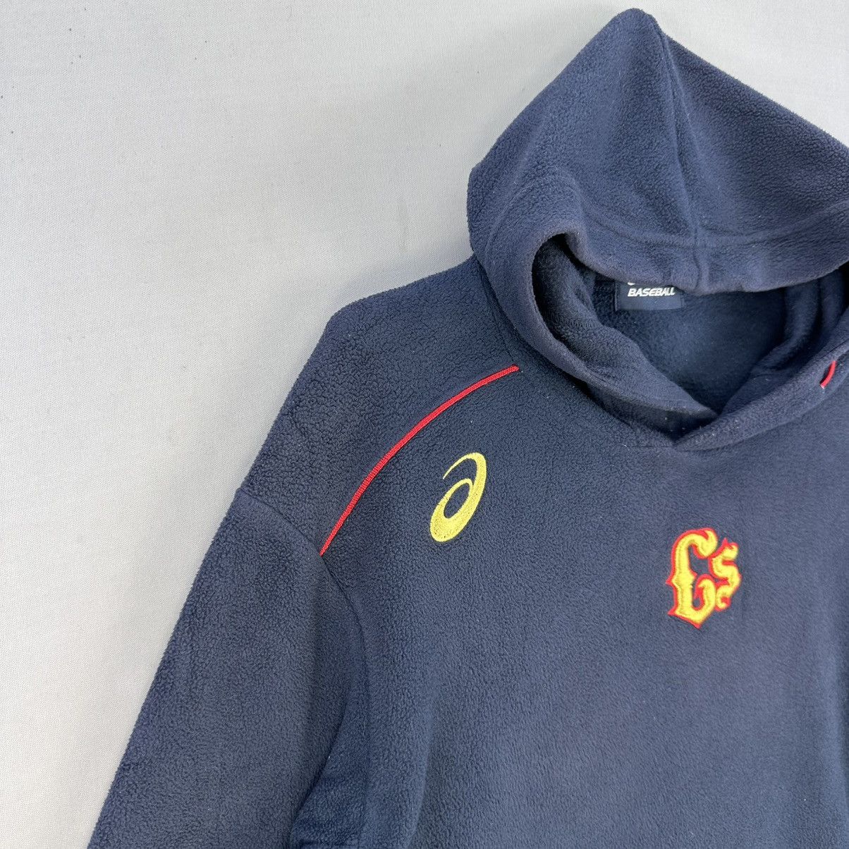 Asics Vintage Asics Baseball Fleece Sweater Pullover Size US XL / EU 56 / 4 - 2 Thumbnail