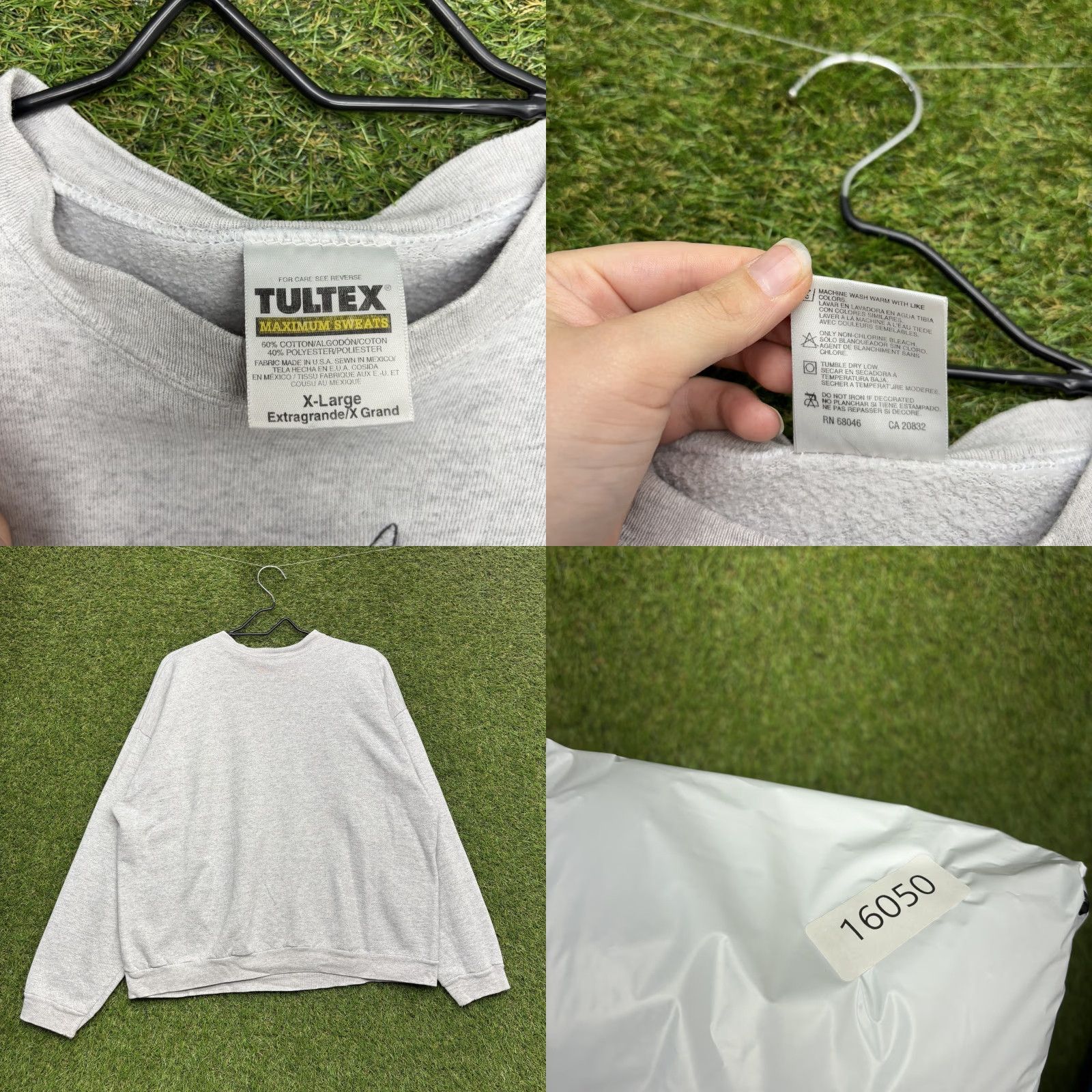 Tultex VINTAGE Bugs Bunny Sweatshirt Mens XL 90s Warner Bros Cartoon Crewneck Pullover Size US XL / EU 56 / 4 - 8 Thumbnail