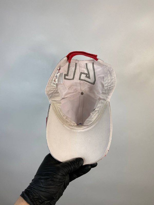 Vintage PANASONIC TOYOTA RACING #17 White Baseball Cap Size ONE SIZE - 5 Thumbnail