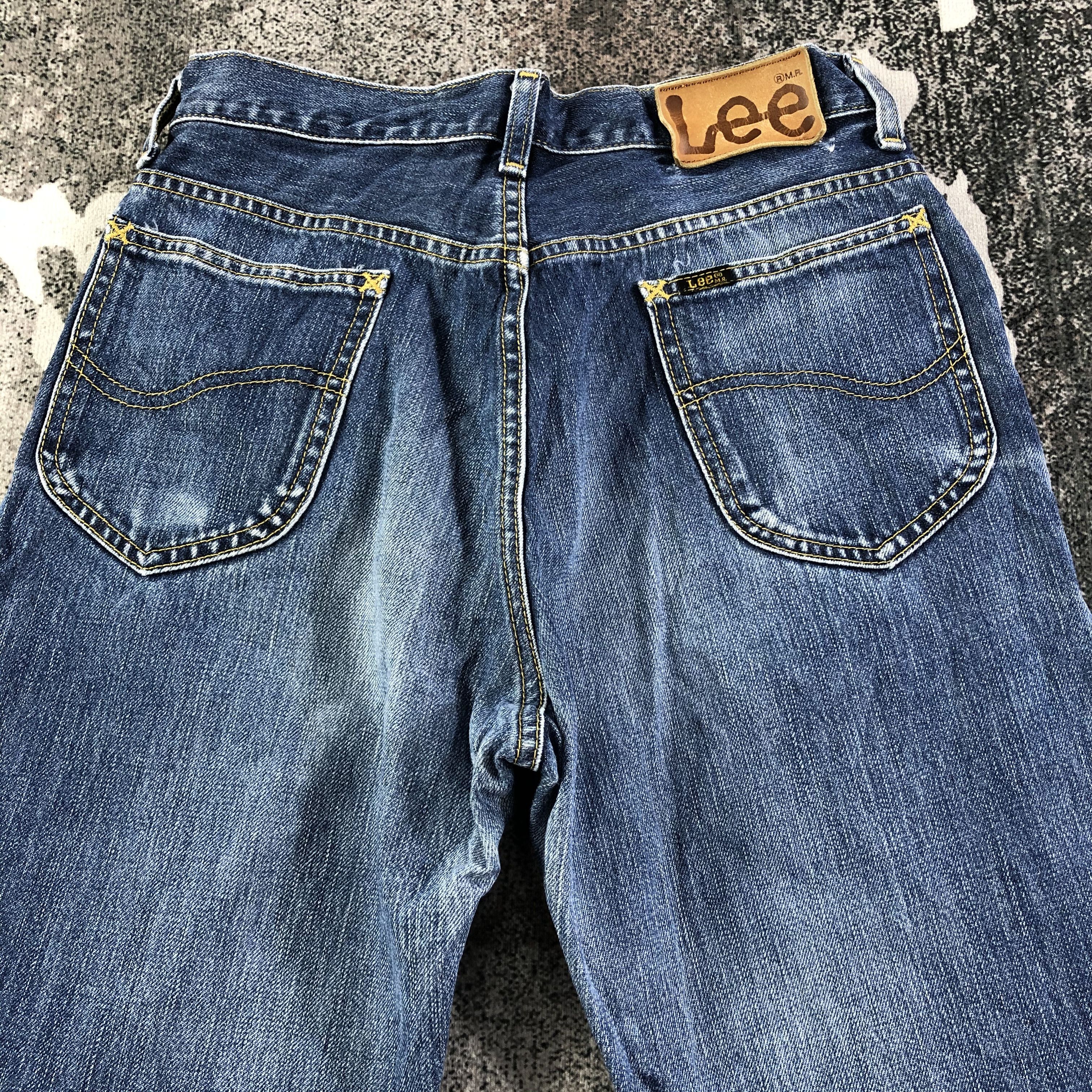 Lee Vintage Lee Riders Jeans Blue Wash Denim KJ1730 Size US 28 / EU 44 - 4 Thumbnail