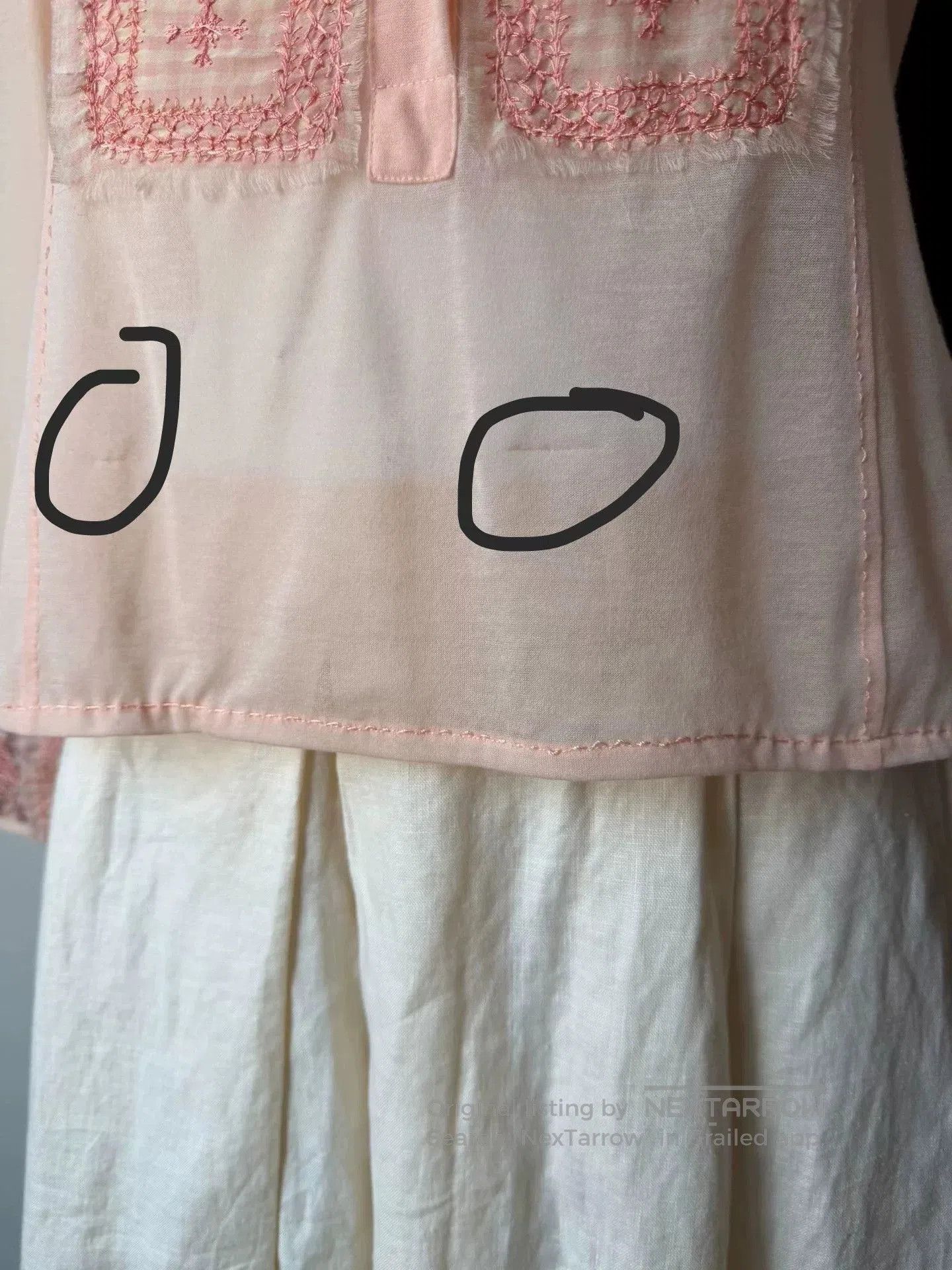 Other Ermanno Scervino Pink Embroidered Floral Shirt. Size M / US 6-8 / IT 42-44 - 9 Thumbnail