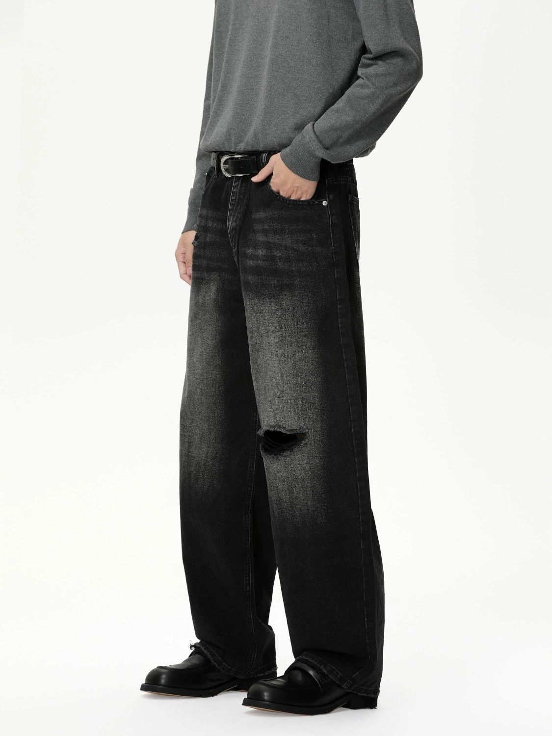 Other Men’s Personalized washed denim jeans Size US 30 / EU 46 - 5 Thumbnail