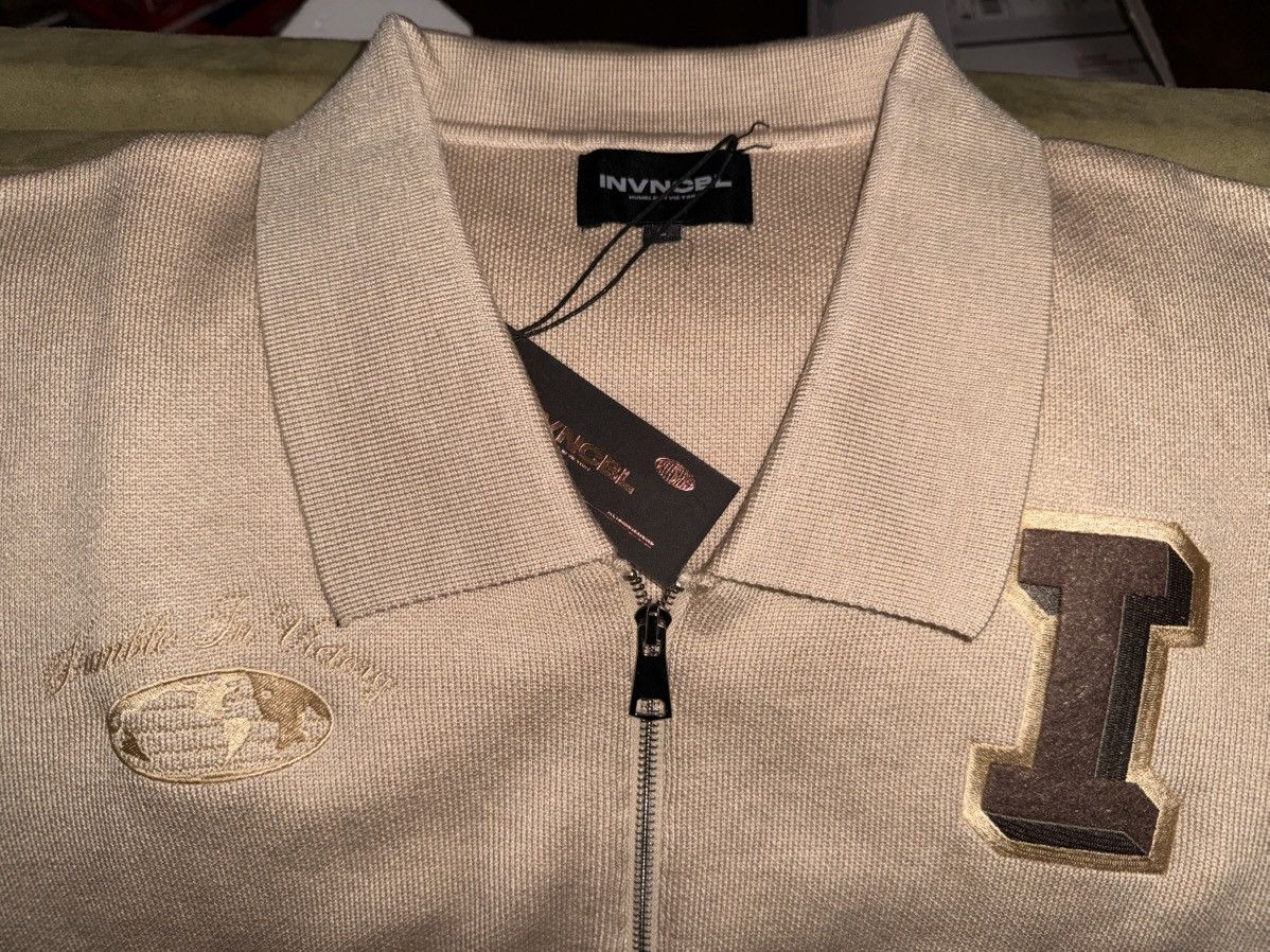 Other INVNCBL “humble in victory” Collegiate Knit Zip-up Sweater L Size US L / EU 52-54 / 3 - 2 Thumbnail