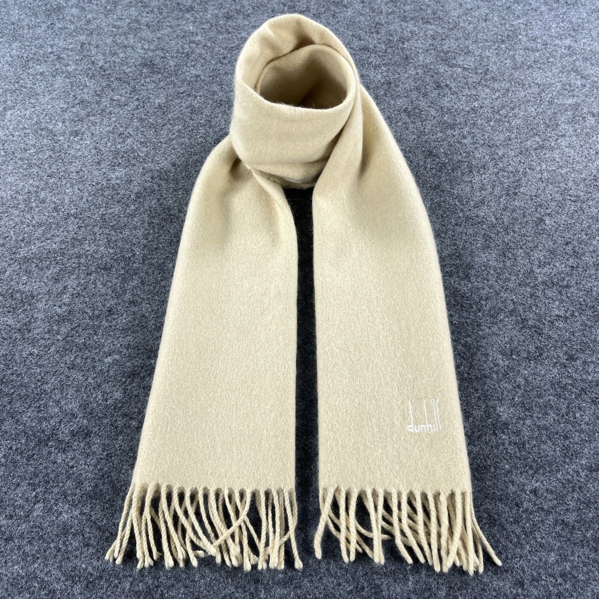 Other × Vintage Dunhill Cashmere Scarf / Muffler / Neckwear T1379 Size ONE SIZE - 6 Thumbnail