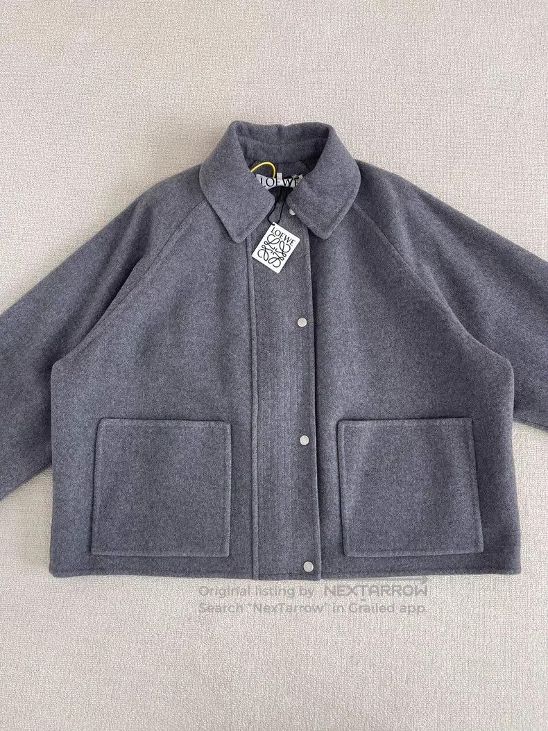 Loewe Loewe Loose Fit Long Sleeve Cashmere Coat Size XXS / US 00 / IT 34 - 1 Thumbnail