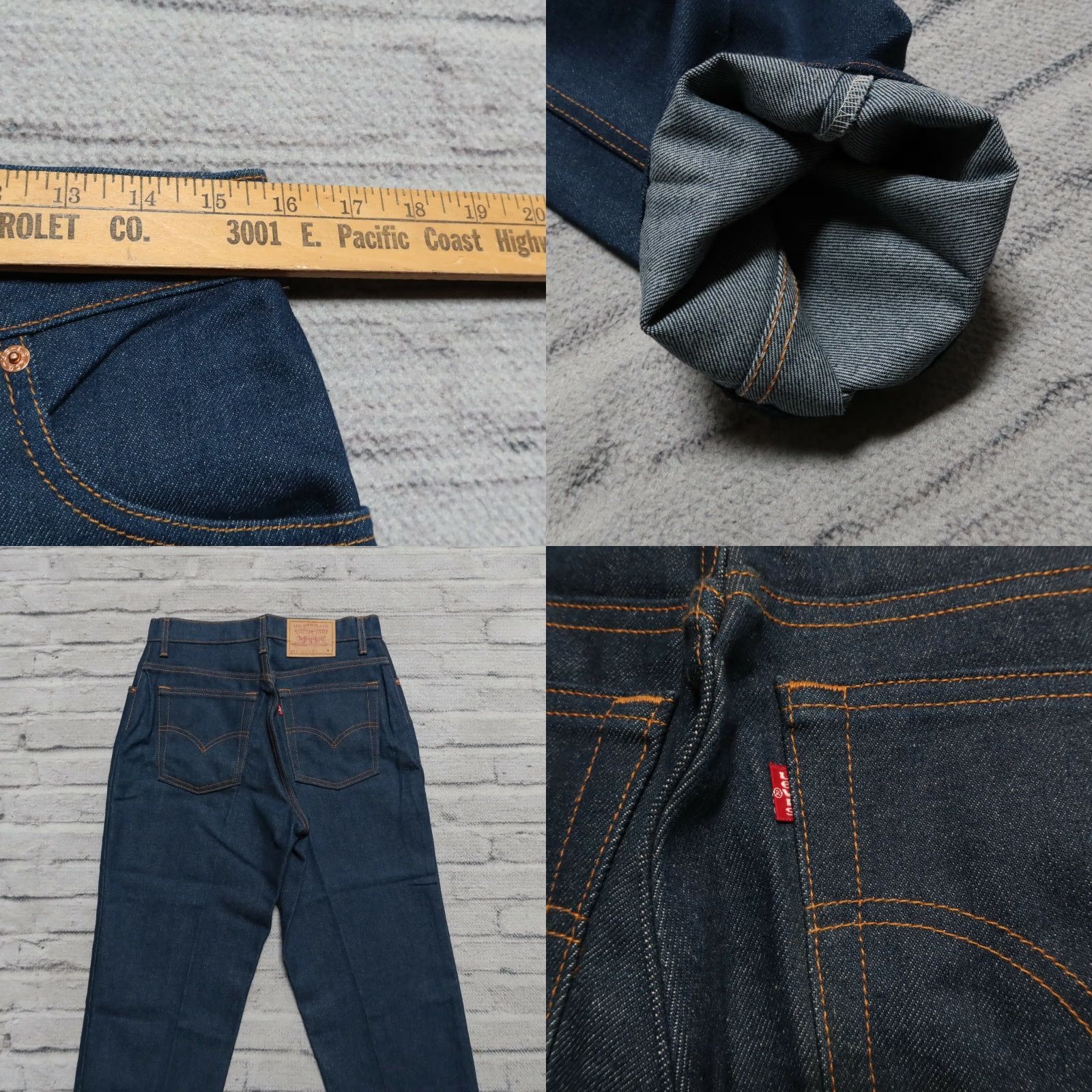 Levi's VINTAGE Levi's 551 Denim Jeans Dark Wash Jeans Women Size 12 Med 90s Made in USA Size 34" / US 12 / IT 48 - 8 Thumbnail