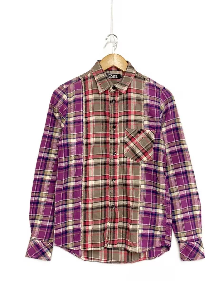 Hysteric Glamour Reconstructed Flannel Button Shirt Size US S / EU 44-46 / 1 - 1 Thumbnail