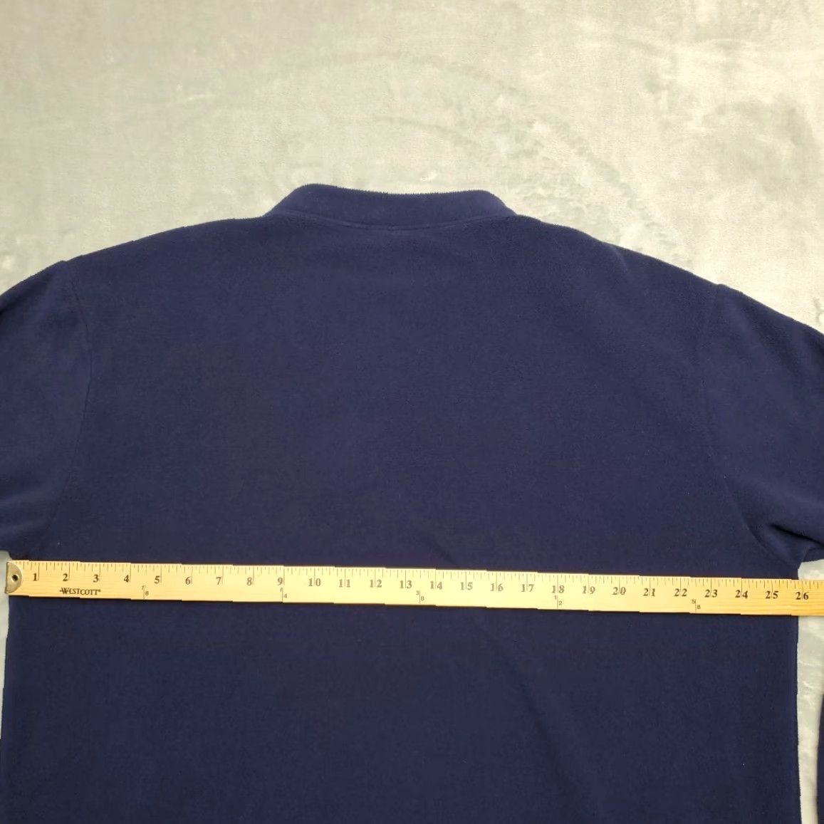 Vintage LL Bean Sweater Mens XL Blue Henley Button Pullover Fleece All Seasons Casual Solid Weathered Comfort Size US XL / EU 56 / 4 - 7 Thumbnail