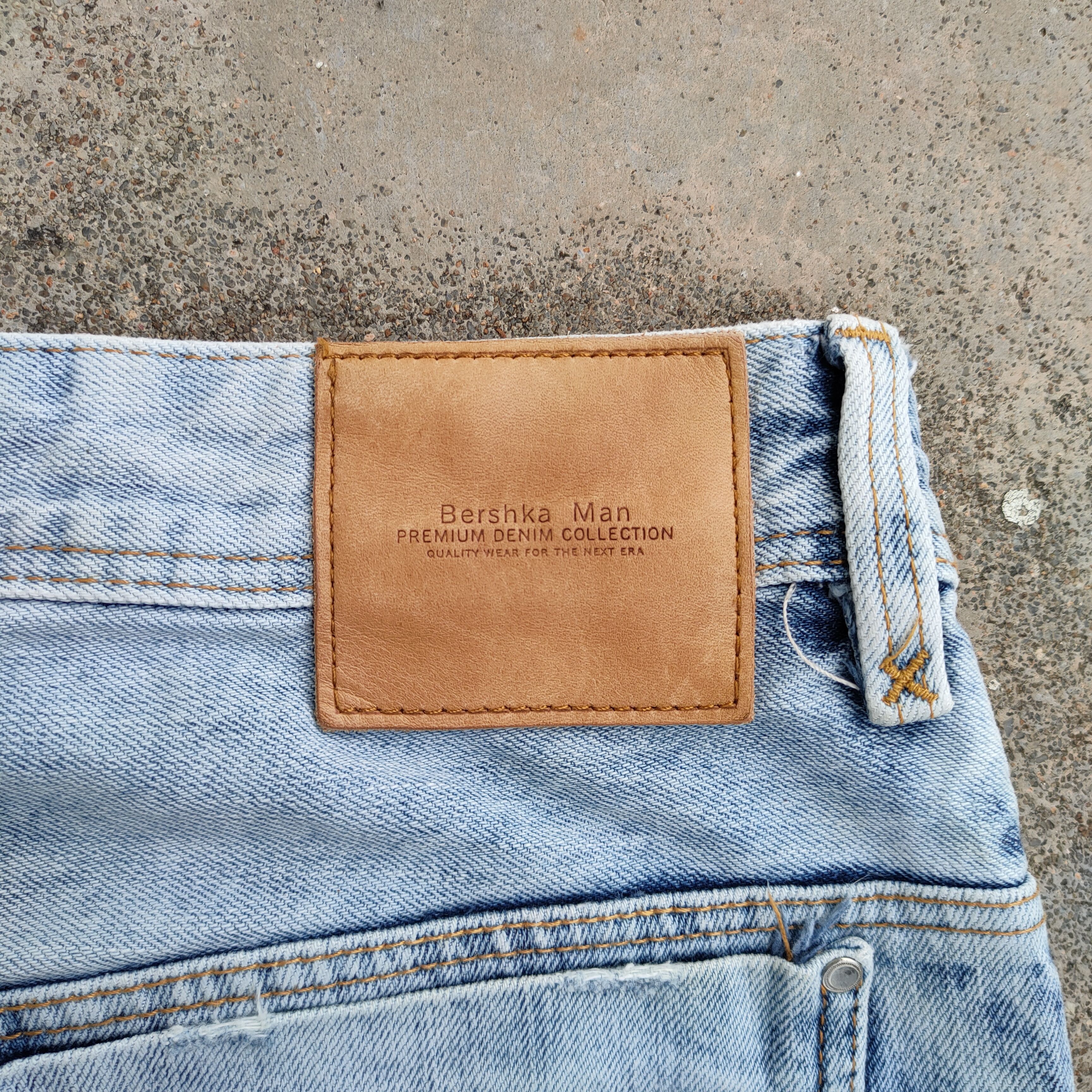 Bershka VINTAGE BERSHKA BORO PATCHWORK DISTRESSED JEANS DENIM PANTS Size US 31 - 13 Thumbnail
