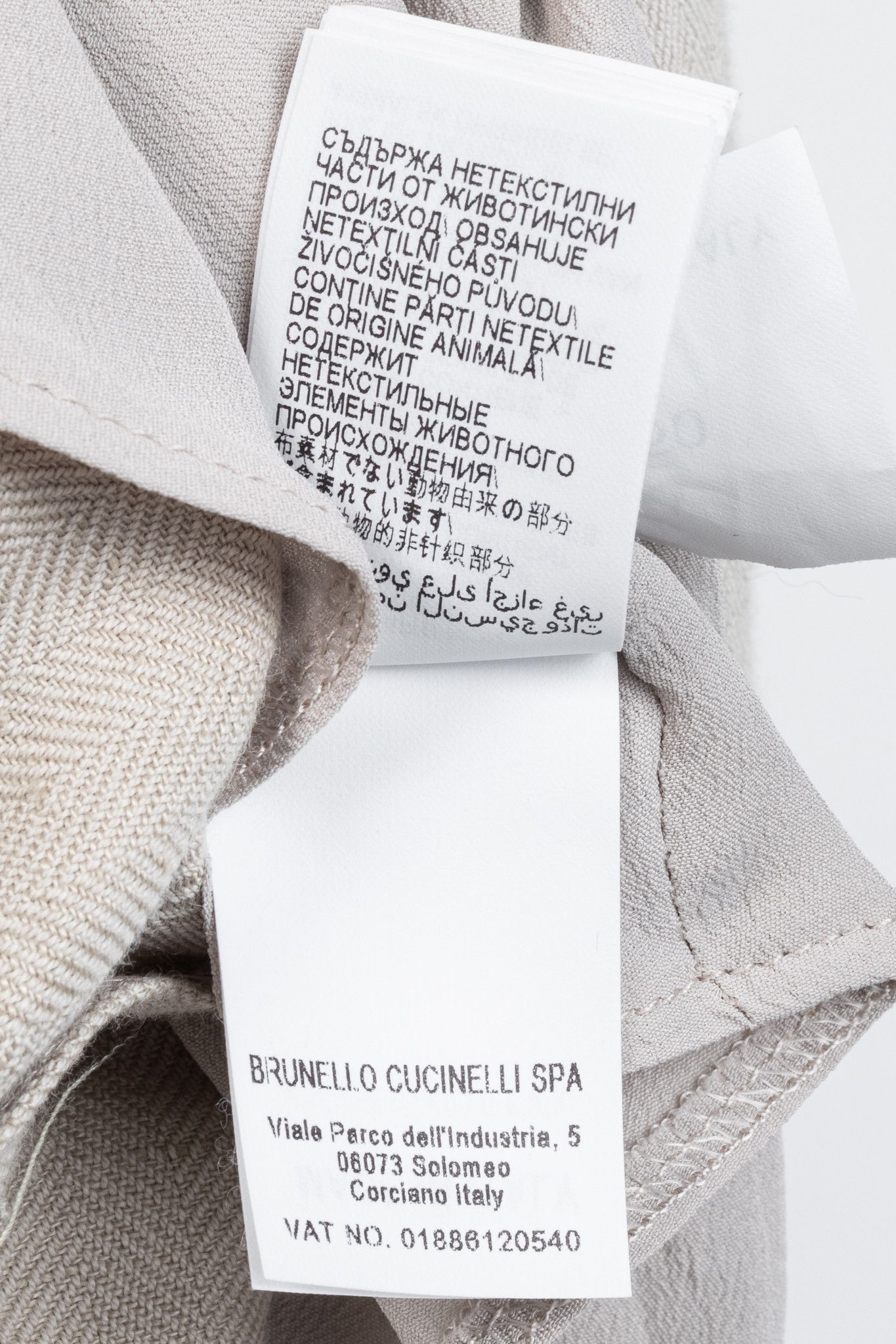 Brunello Cucinelli Brunello Cucinelli SS18 Cotton & Linen Monili-Trim Blazer Size 3XL / US 20-22 - 16 Thumbnail