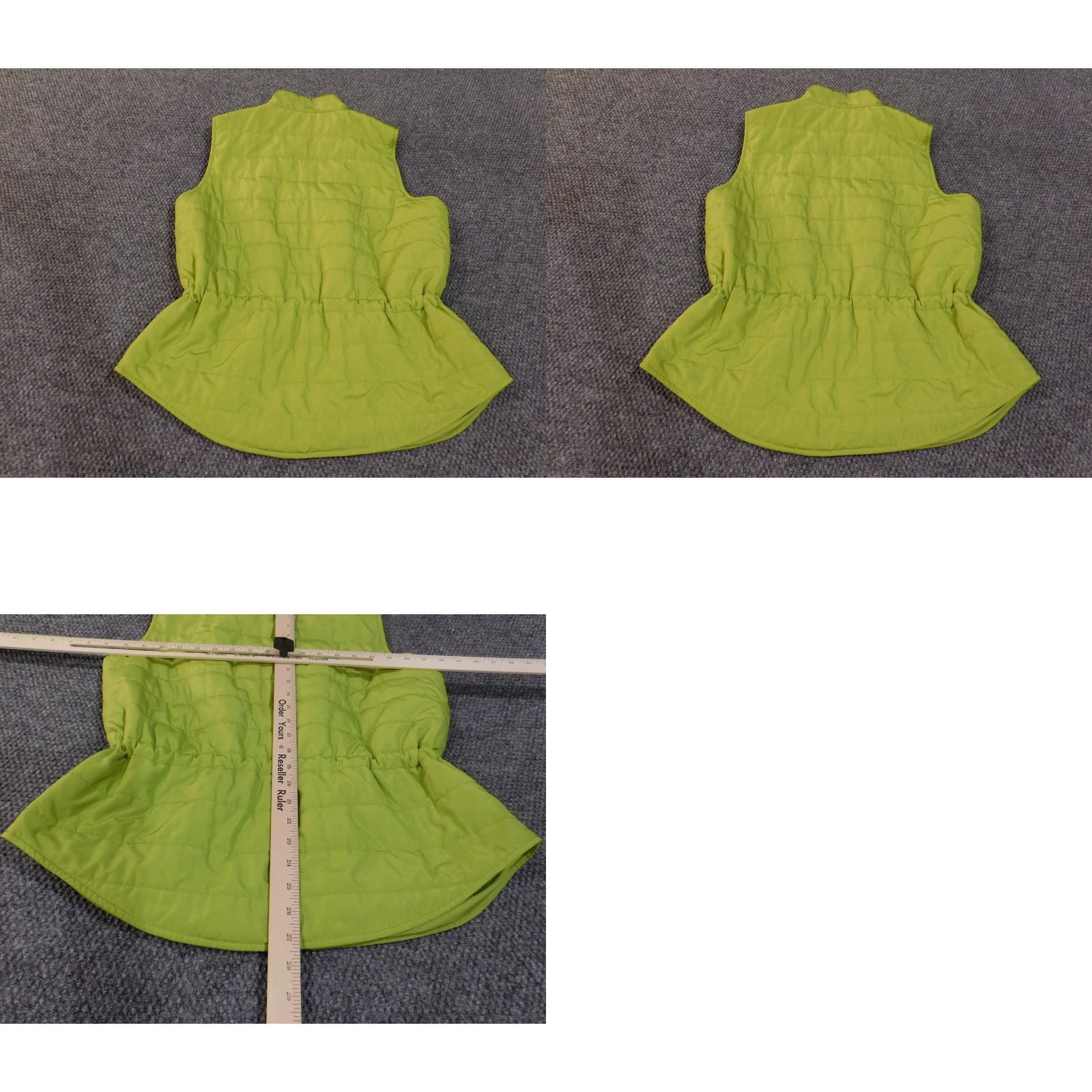 Coldwater Creek Coldwater Creek Vest Women Medium Green Zip Lined Polyester Softshell Puffer Jacket Hip Hop Style Size M / US 6-8 / IT 42-44 - 9 Thumbnail
