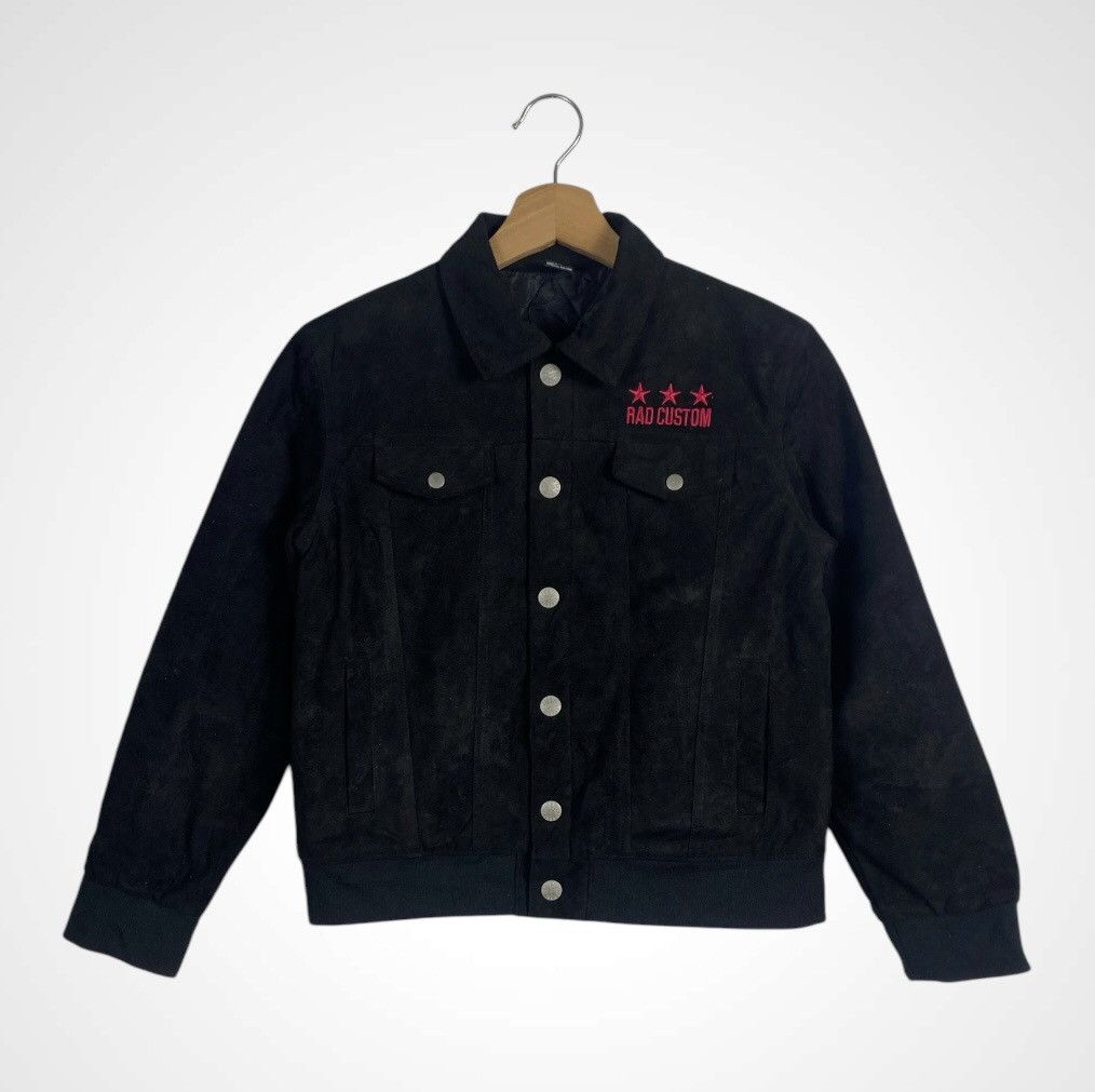 If Six Was Nine × Japanese Brand × Le Grande Bleu (L.G.B.) A13 Rad Custom Punk Gothic Velvet Jacket Size S / US 4 / IT 40 - 1 Thumbnail