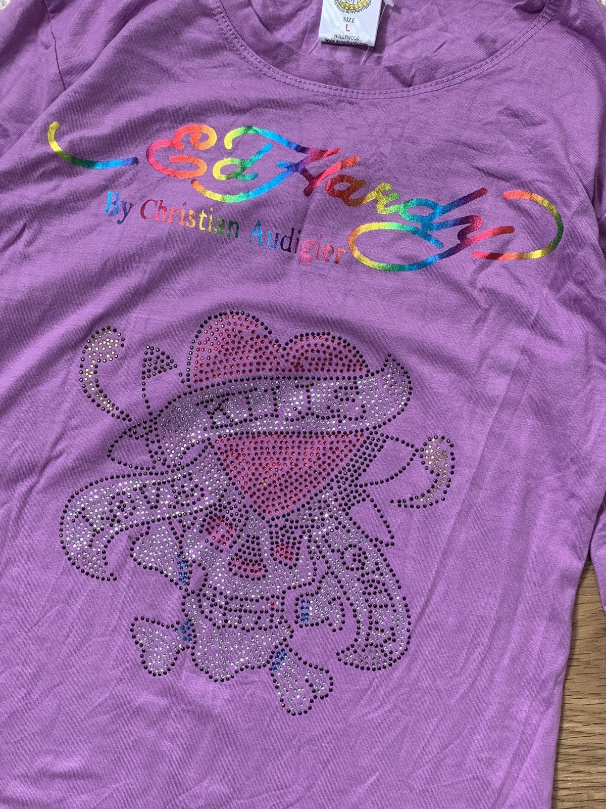 Christian Audigier VINTAGE ED HARDY BY CHRISTIAN AUDIGIER LGBT STYLE LONGSLEEVE Size L / US 10 / IT 46 - 8 Thumbnail