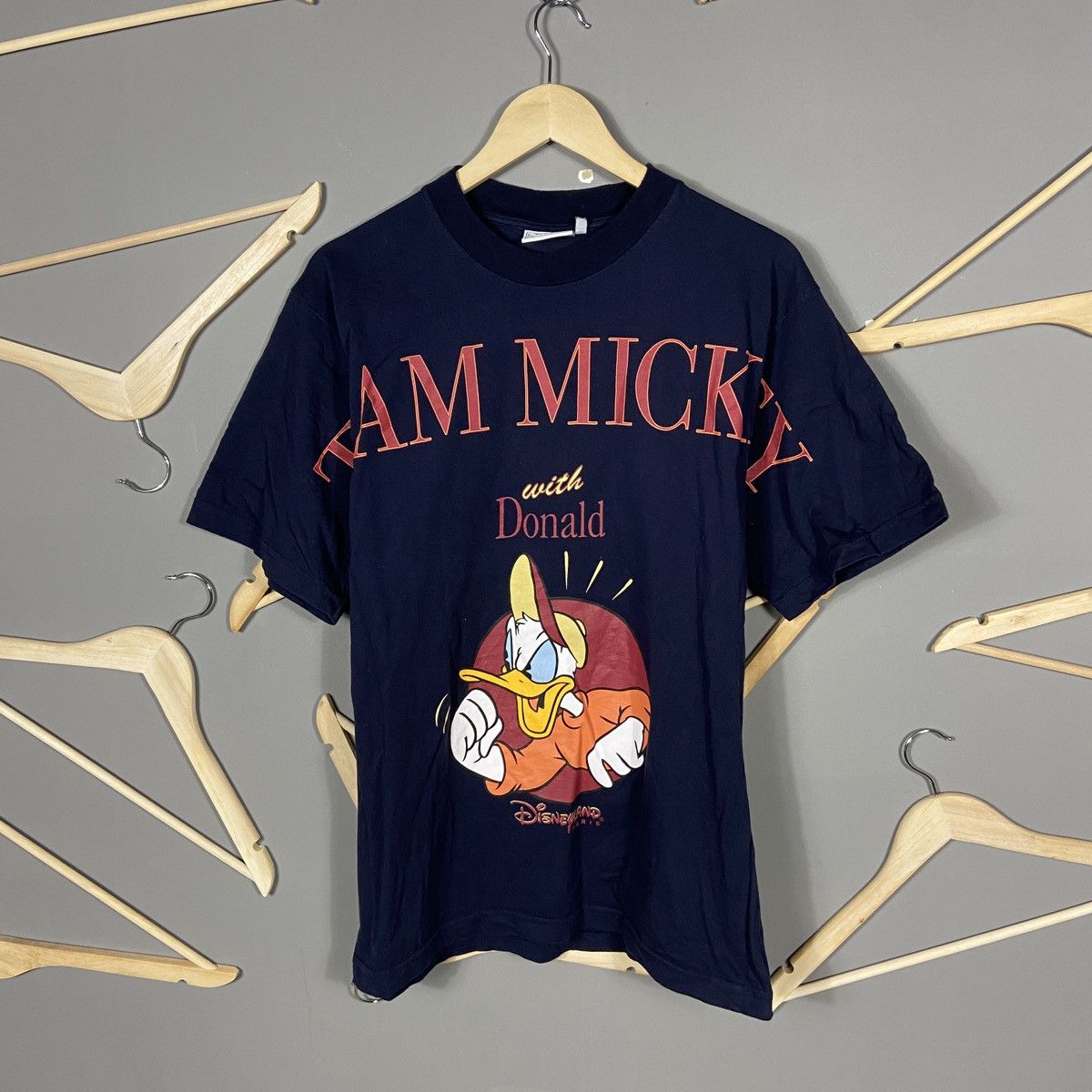Disney × Vintage Vintage Disneyland Team Mickey with Donald t-shirt Size US L / EU 52-54 / 3 - 1 Thumbnail