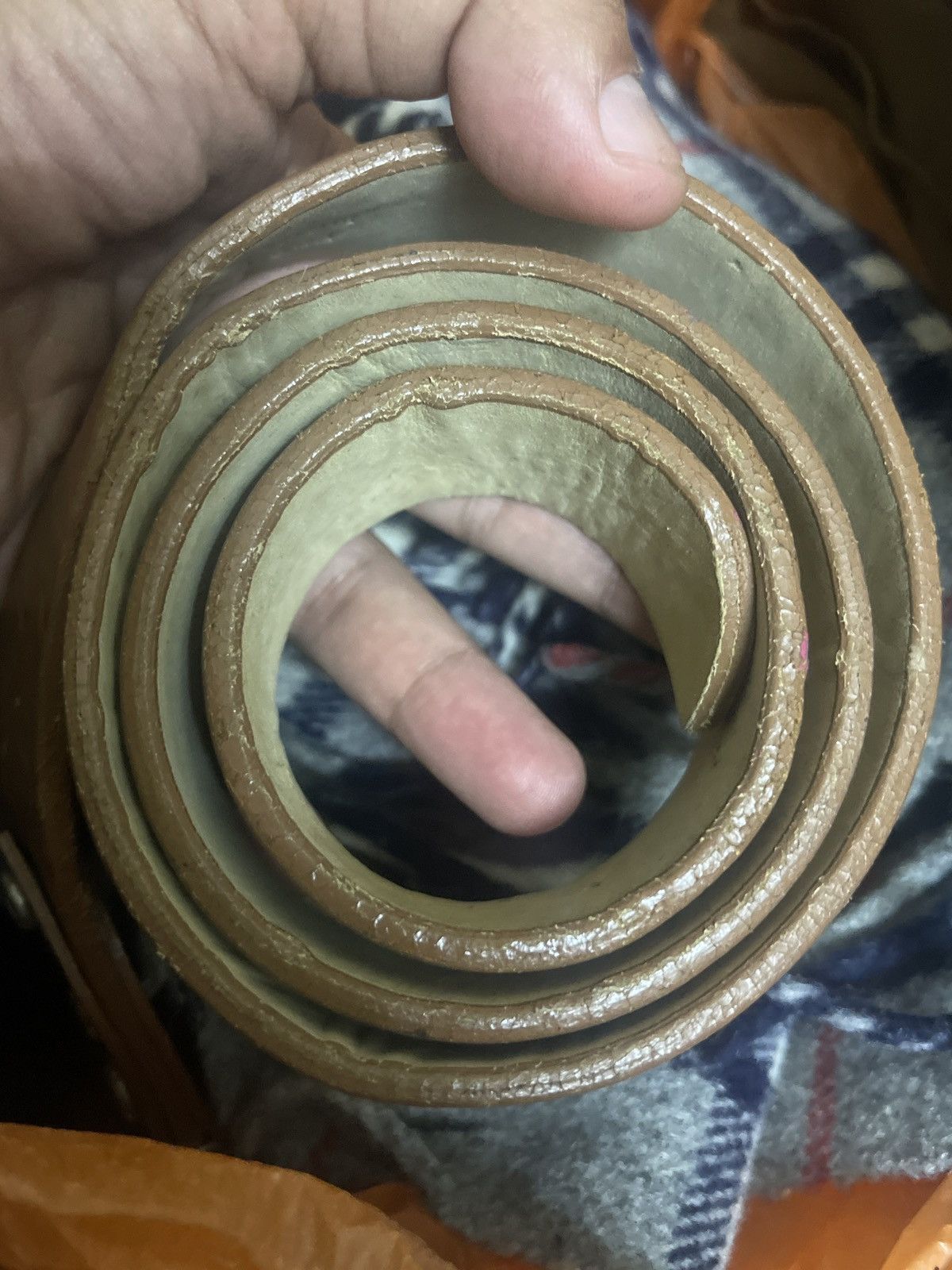 Bape Bape Camo Logo Brown Belt Size 38 - 6 Thumbnail