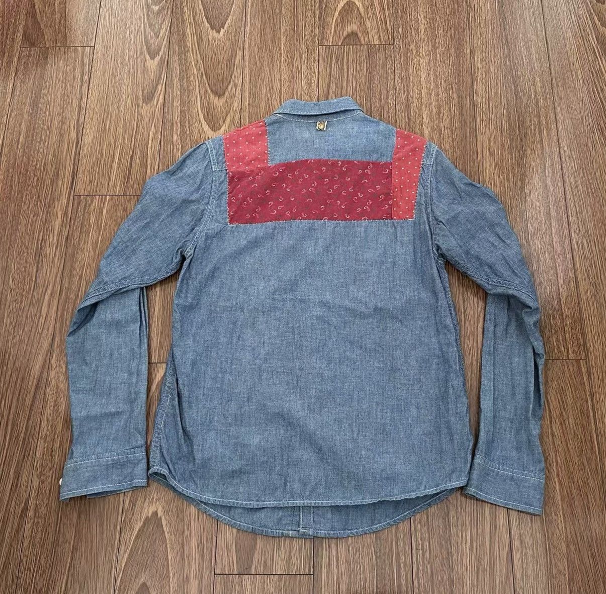 Visvim VISVIM GRANGER SHIRT CHAMBRAY(P.W.) Paneled shirt Size US S / EU 44-46 / 1 - 2 Thumbnail