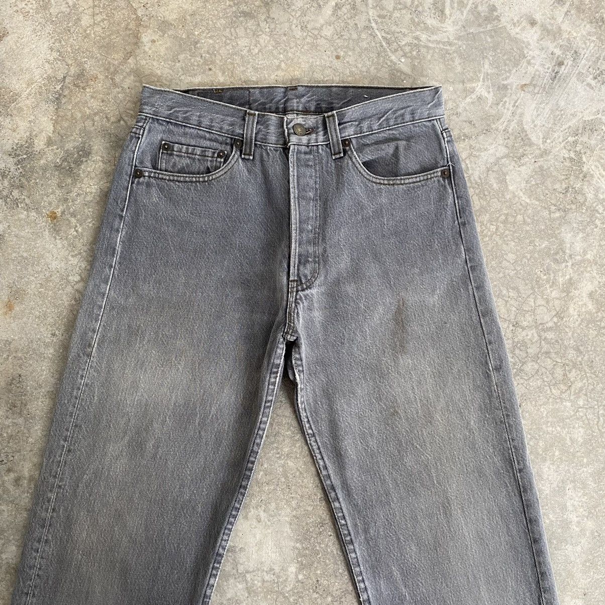 Levi's Vintage 80’s Levis 501 Faded Ash Grey Denim Jeans Size US 30 / EU 46 - 3 Thumbnail