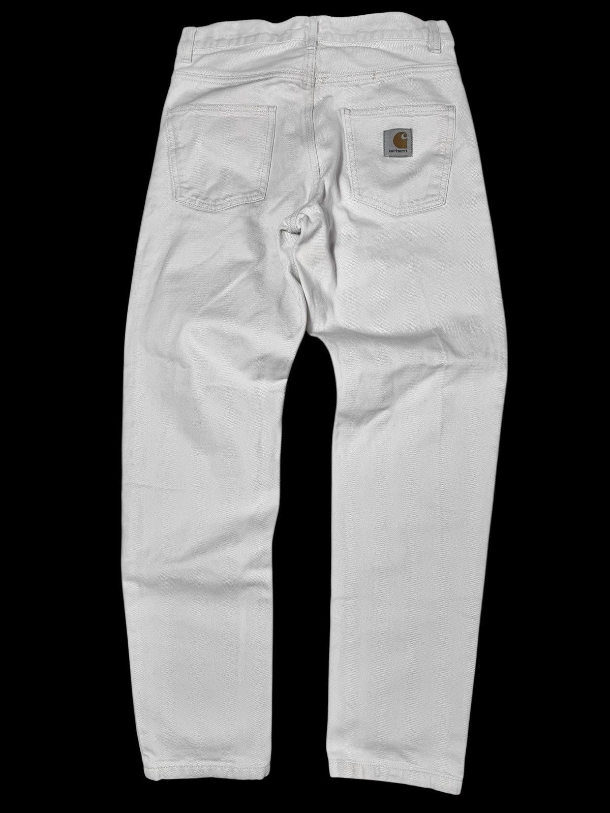 Carhartt Carhartt denim pants white workwear Size US 27 - 1 Thumbnail