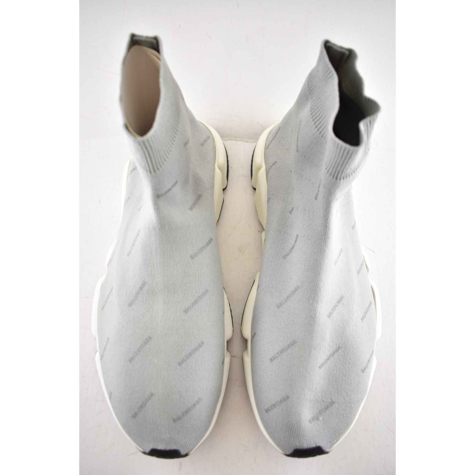 Balenciaga Balenciaga Speed Sock Grey Reflective High Top Sneaker 44 11 Size US 11 / EU 44 - 8 Thumbnail