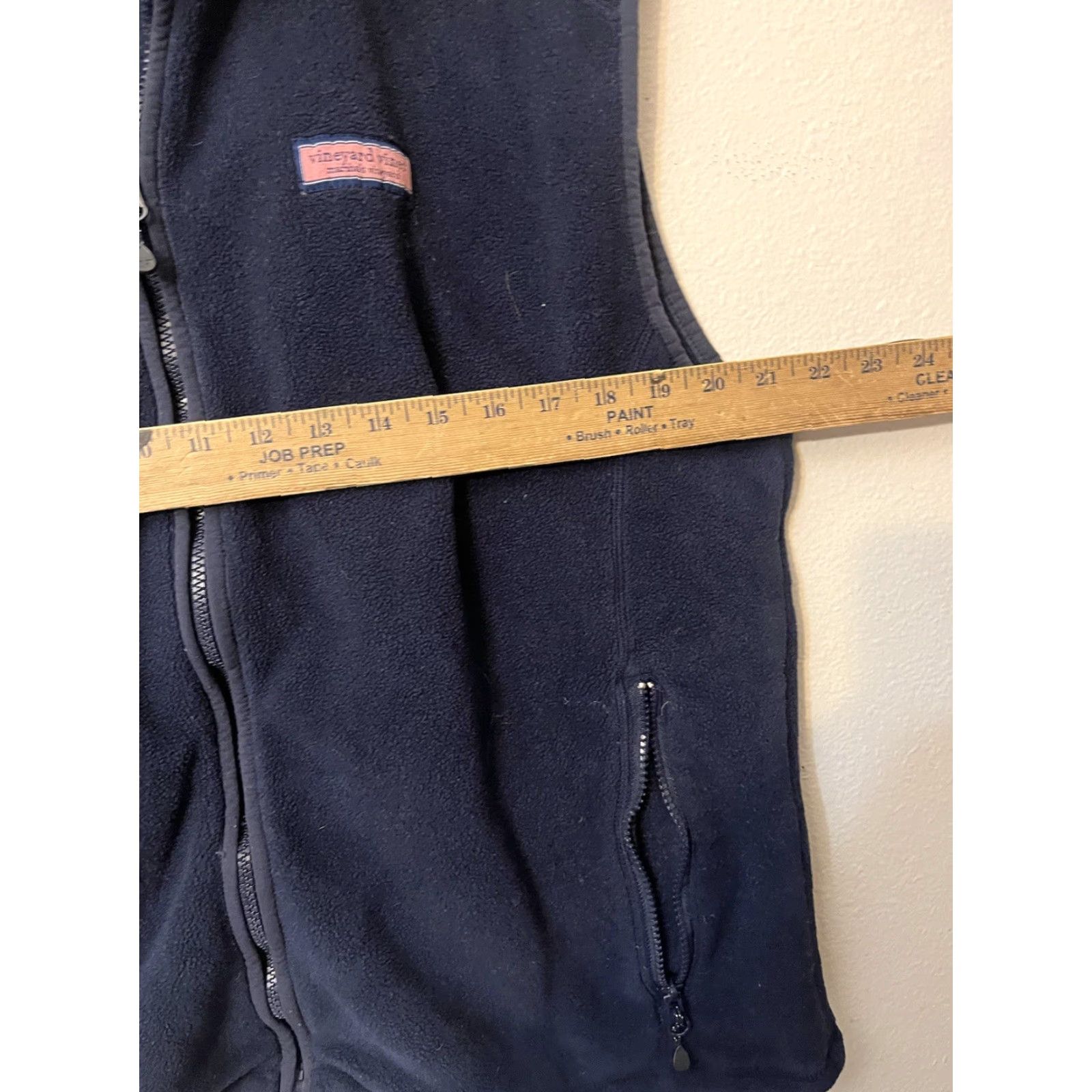Vineyard Vines Vineyard Vines Full Zip Fleece Vest Size Large Blue Vest Men's Windbreaker Fall Winter Lightweight Logo Solid Blue Size US L / EU 52-54 / 3 - 5 Thumbnail